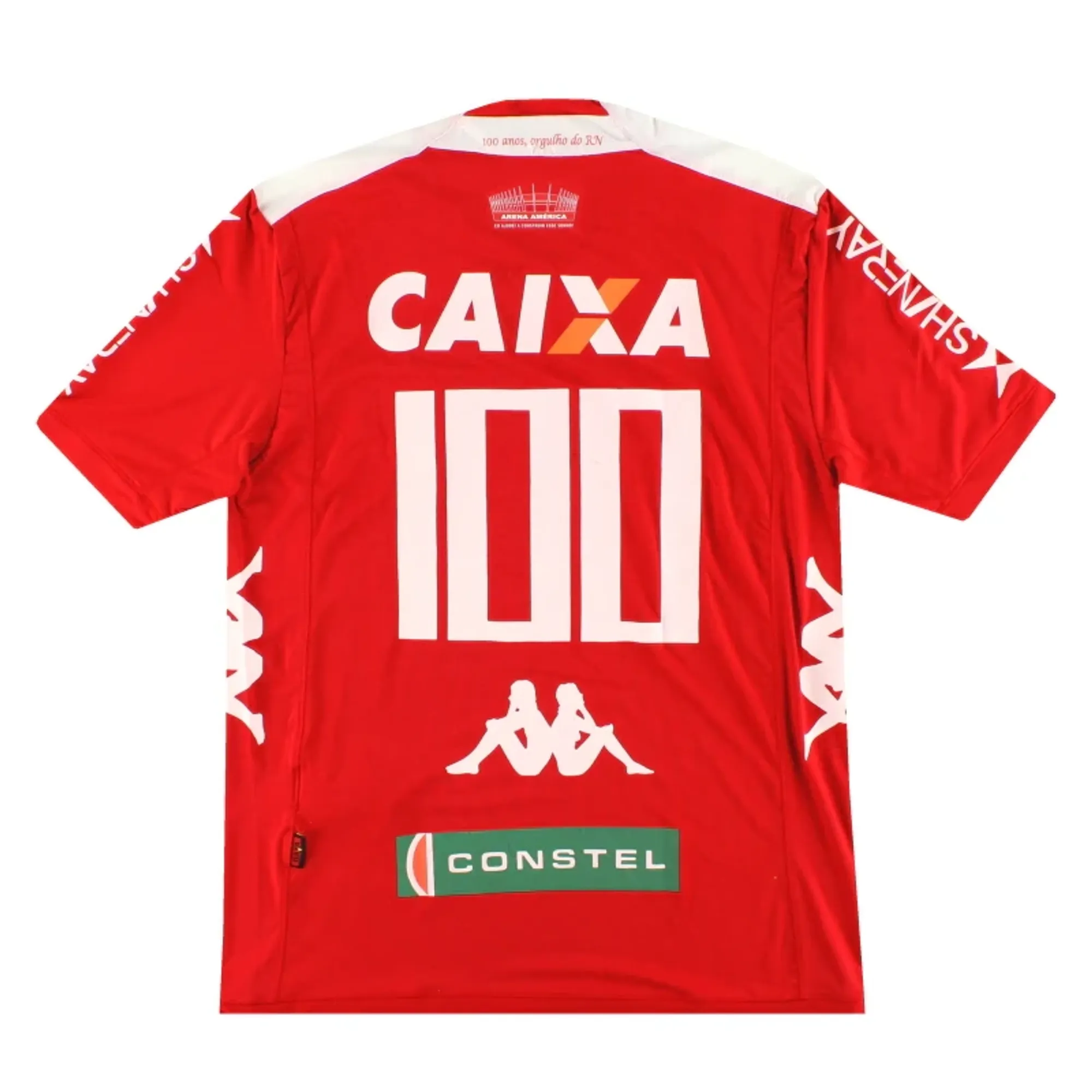 2015 America FC (RN) Kappa Centenary Home Shirt #100 L - Central and South American Clubs / Excellent 