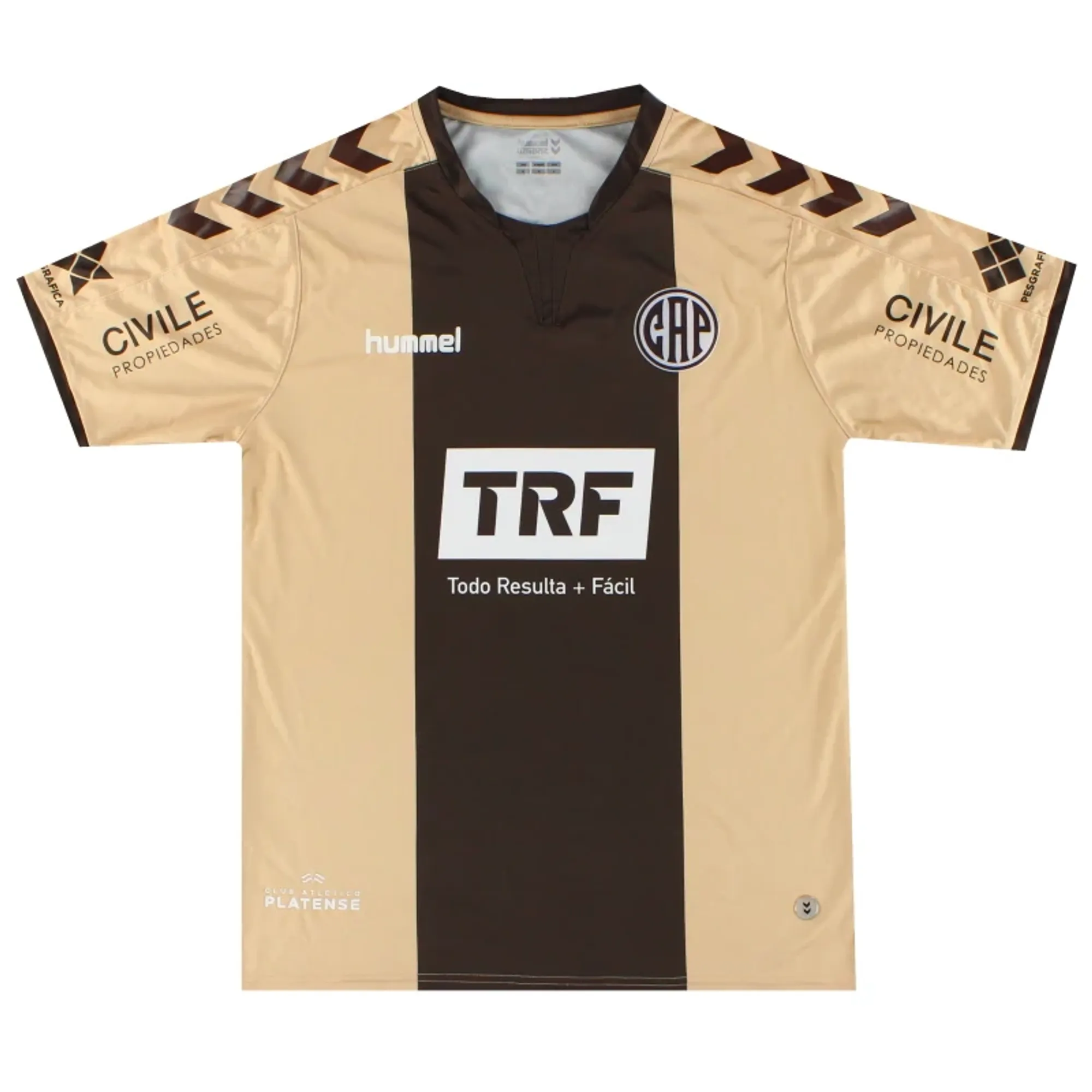 2019-20 Platense Hummel Third Shirt XL - Central and South American Clubs / Excellent 