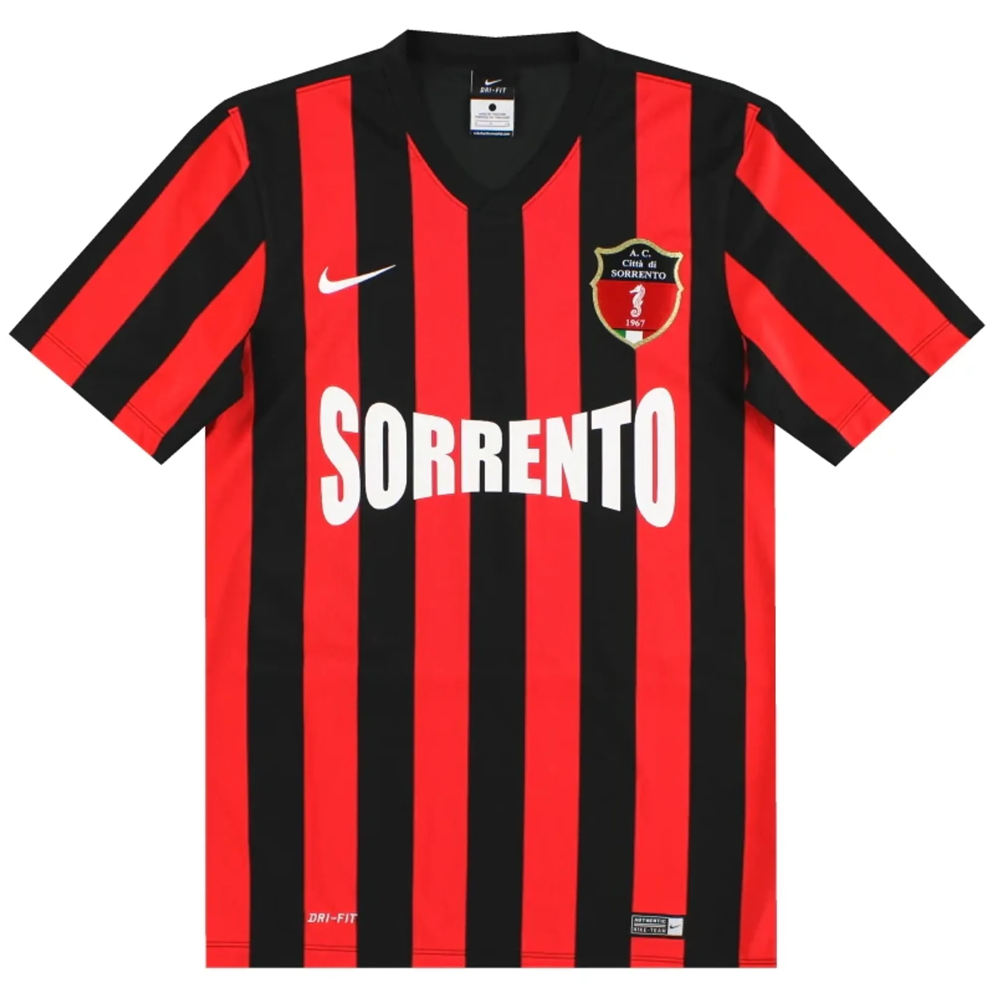 2015-16 Sorrento Calcio Nike Home Shirt S - Other Italian Clubs / Excellent 