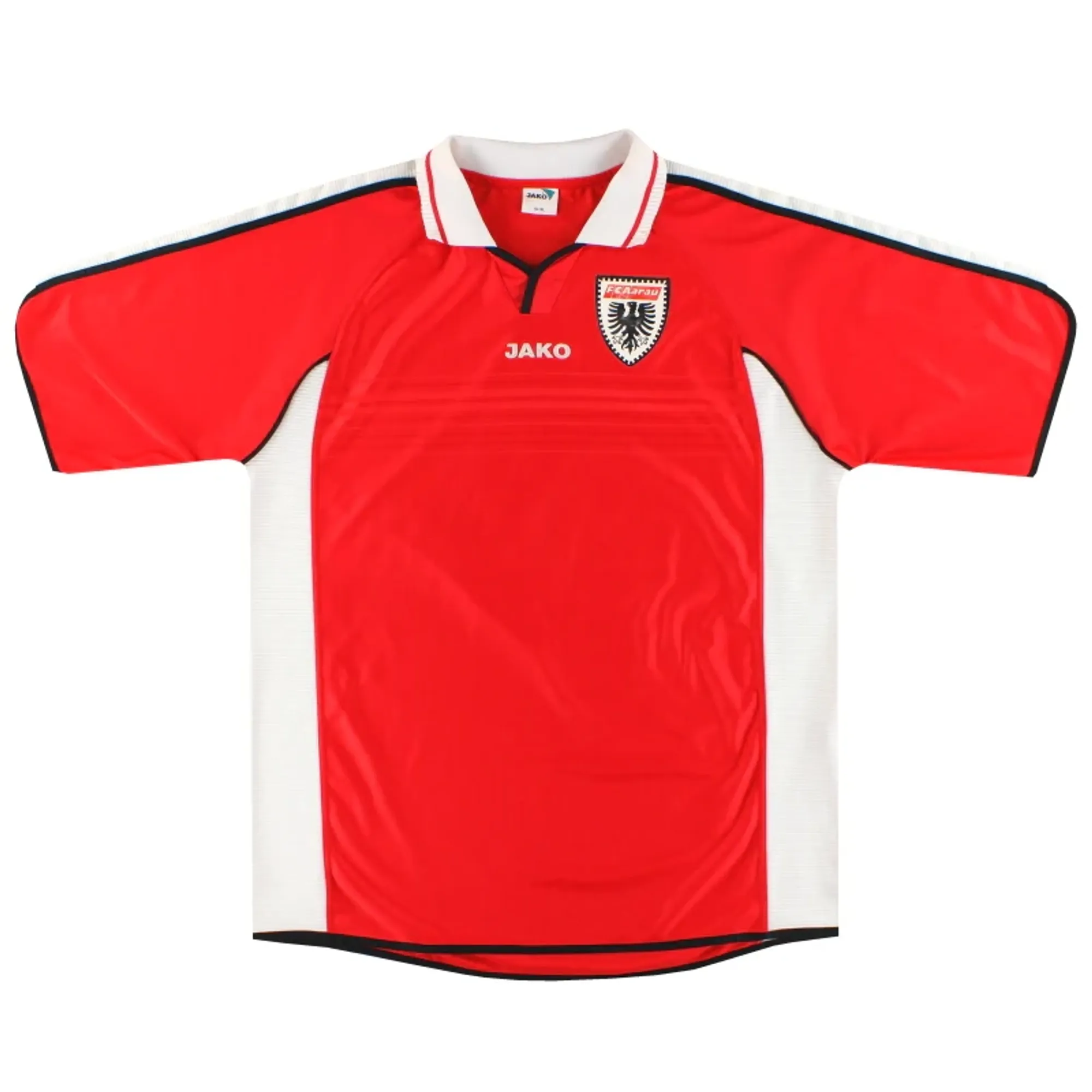 2002-03 FC Aarau Jako Home Shirt #3 XL - Other European Clubs / Excellent 