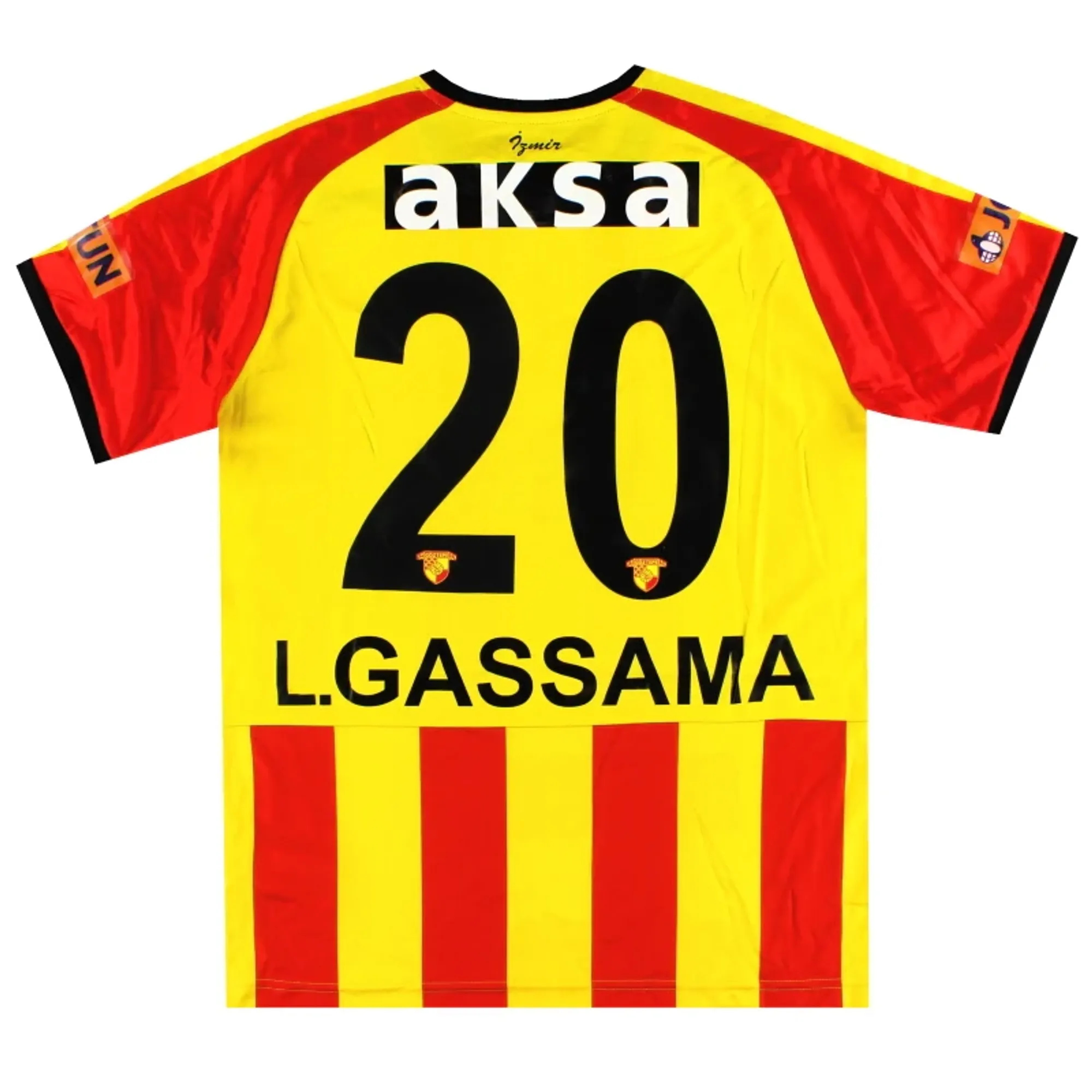 2019-20 Goztepe Puma Player Issue Home Shirt L.Gassama #20 *As New* M - Other Turkish Clubs / As New 