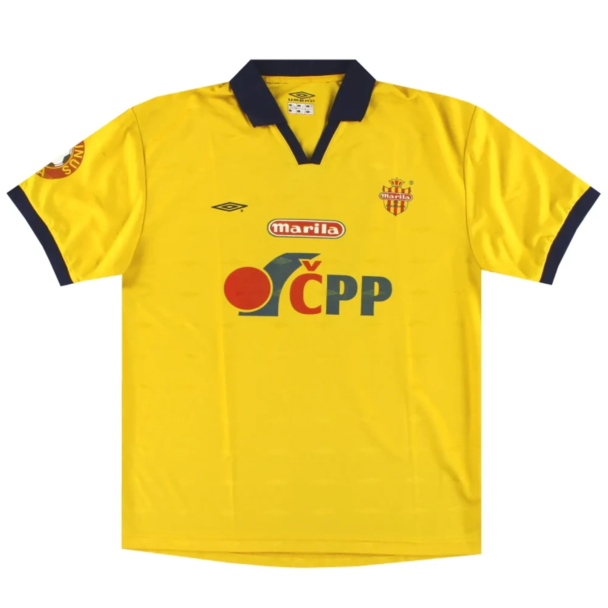 2000-01 FK Marila Pribram Umbro Match Issue Home Shirt #17 L - Other European Clubs / Excellent 