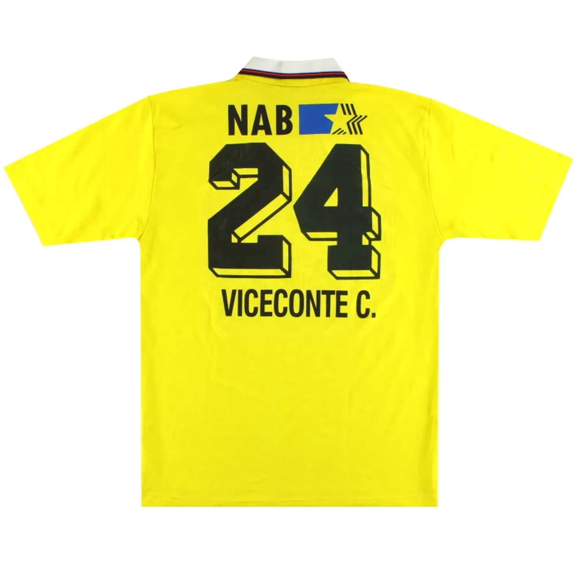 1996-97 FC Aarau Diadora Match Issue Away Shirt Viceconte C. #24 XXL - Other European Clubs / Excellent 