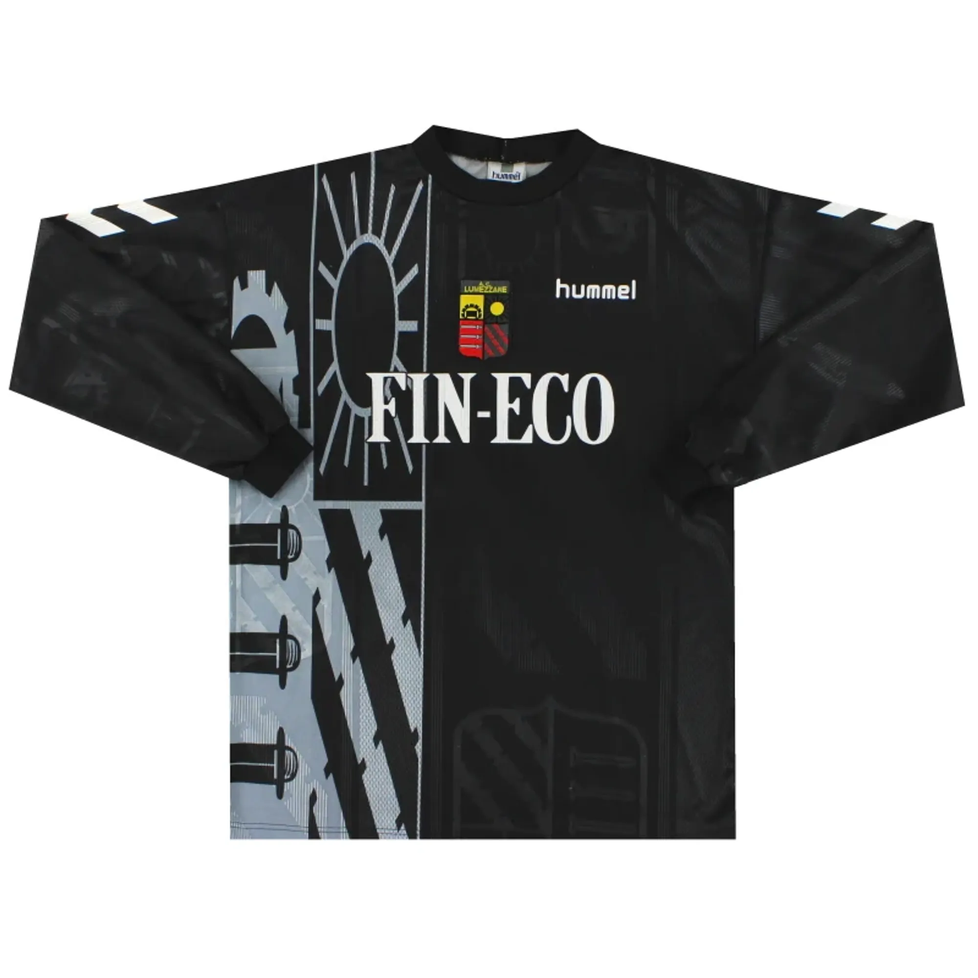 1997-98 Lumezzane Hummel Player Issue Third Shirt L/S #18 XL - Other Italian Clubs / Excellent 