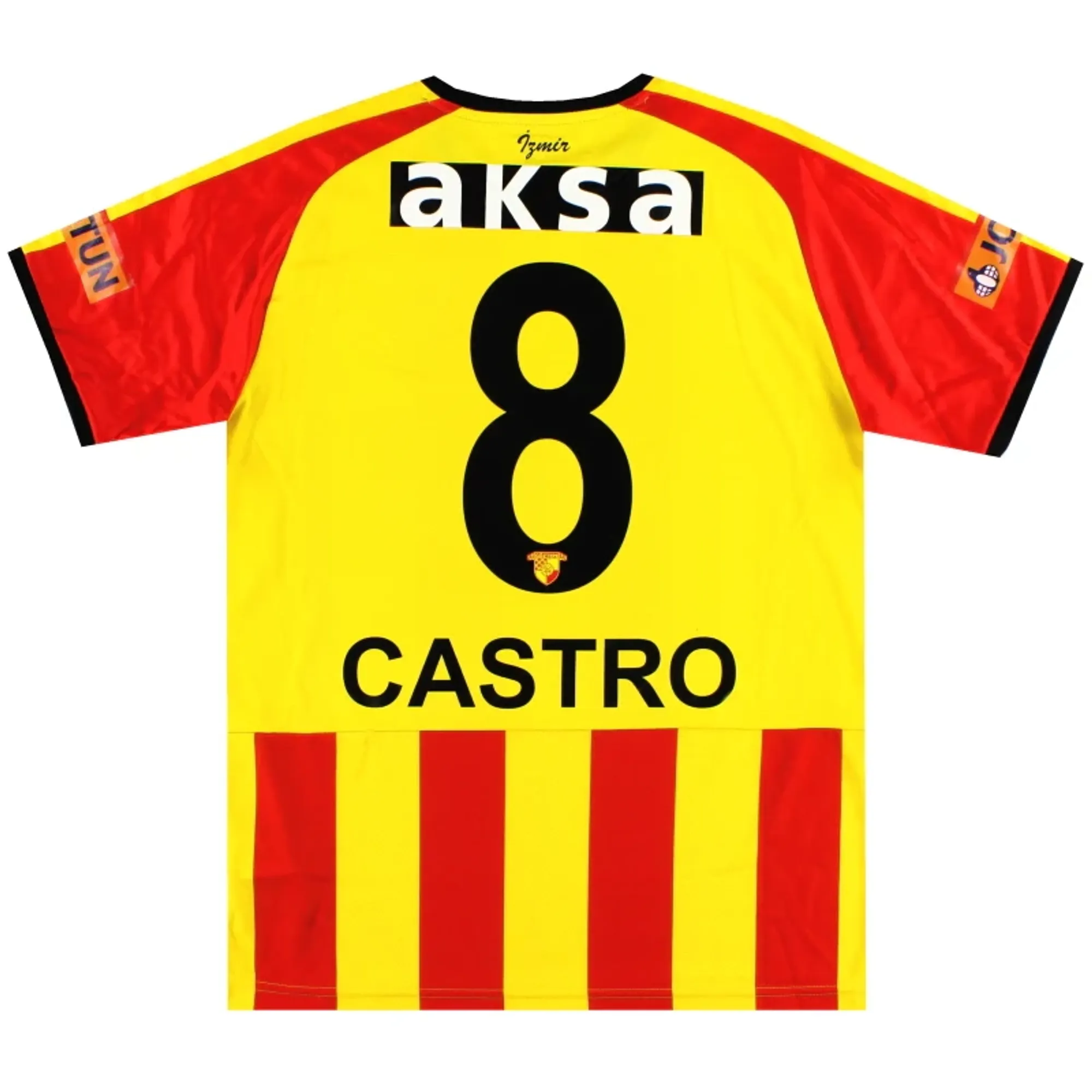 2019-20 Goztepe Puma Player Issue Home Shirt Castro #8 *As New* M - Other Turkish Clubs / As New 