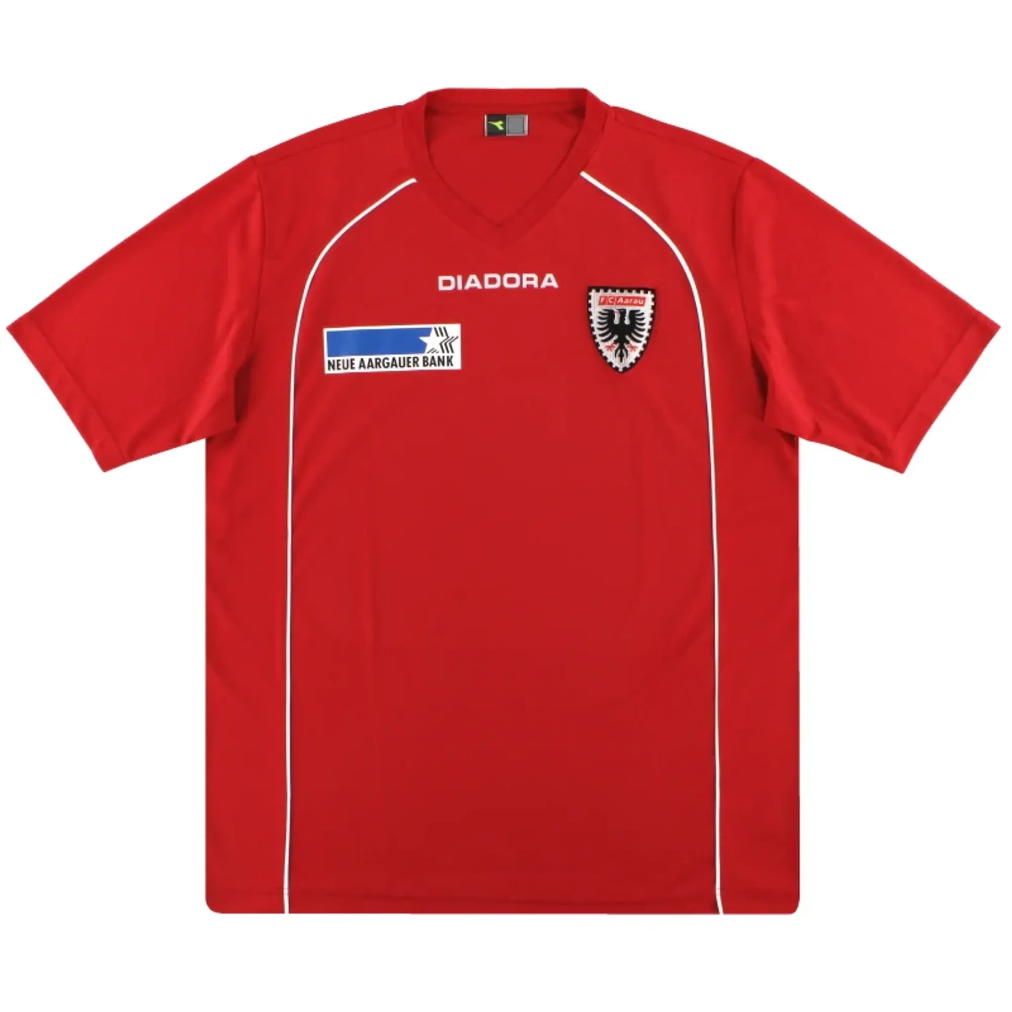 2009-10 FC Aarau Diadora Training Shirt XL - Other European Clubs / Excellent 