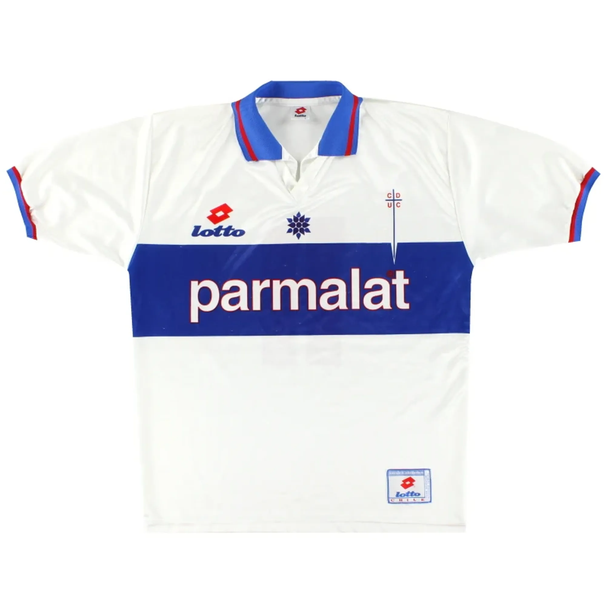 1997 Universidad Catolica Lotto Home Shirt #11 L - Central and South American Clubs / Very Good 