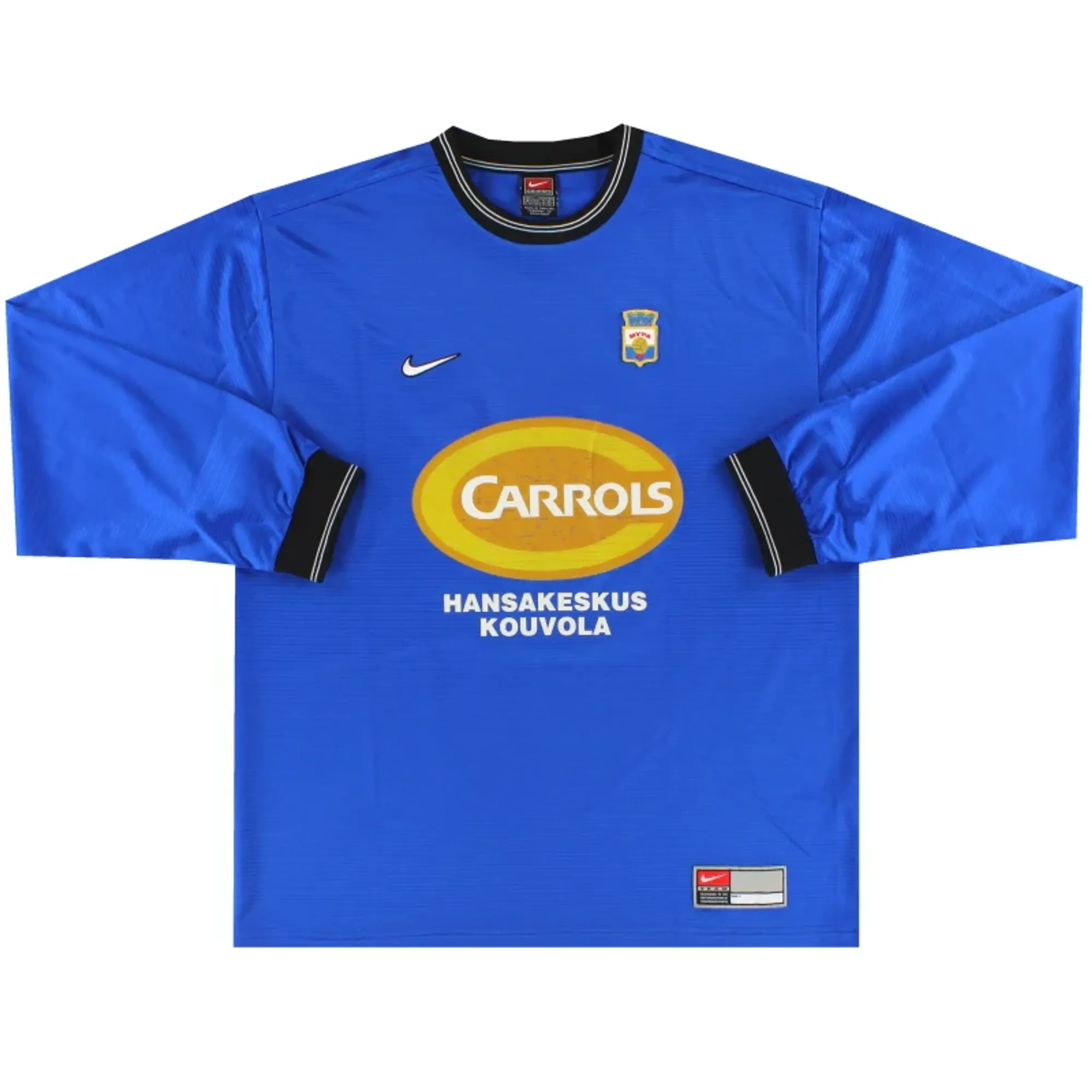 1999-00 MyPa Nike Player Issue Away Shirt #14 L/S L - Other European Clubs / Excellent 