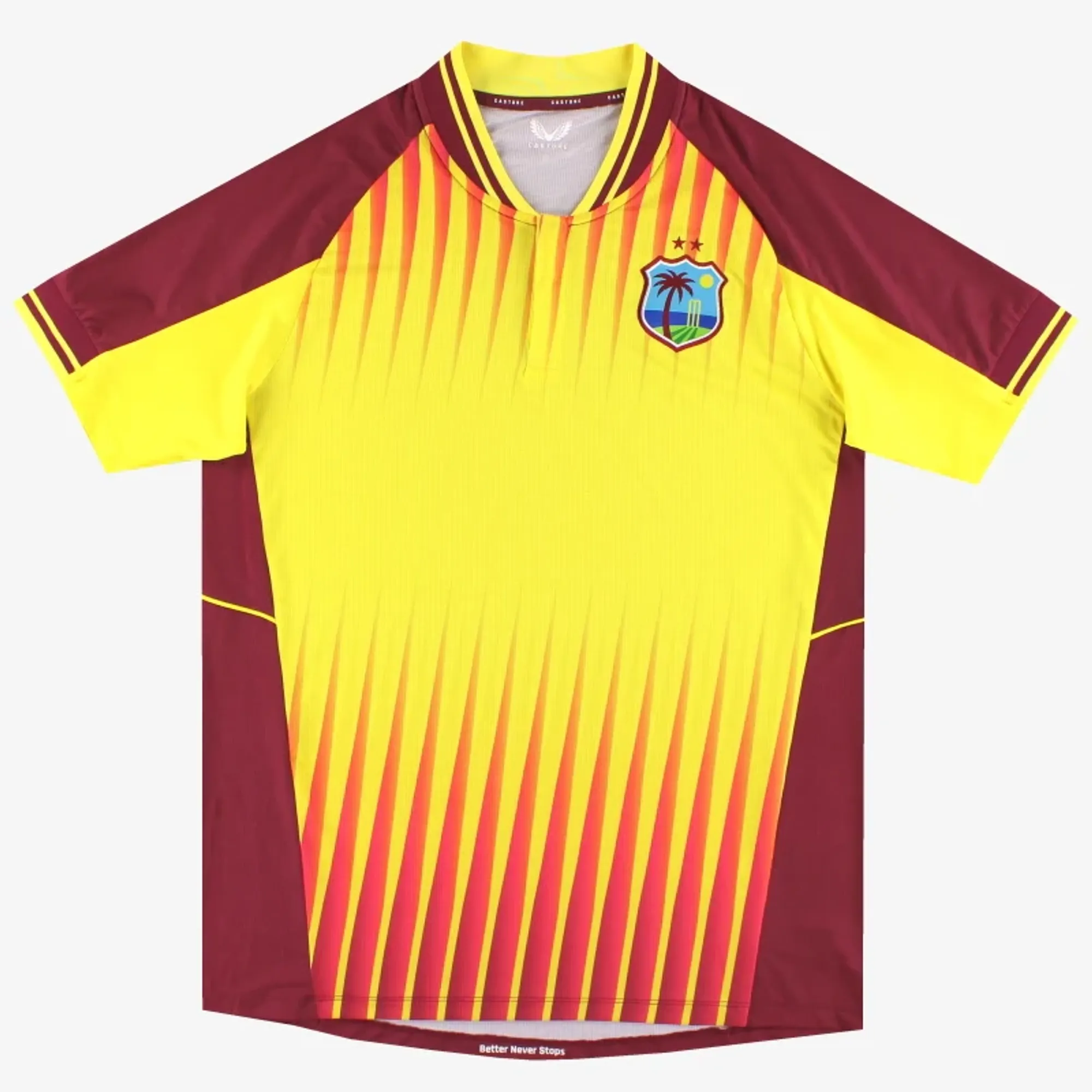 2022 West Indies Castore T-20 World Cup Shirt *As New* - As New 