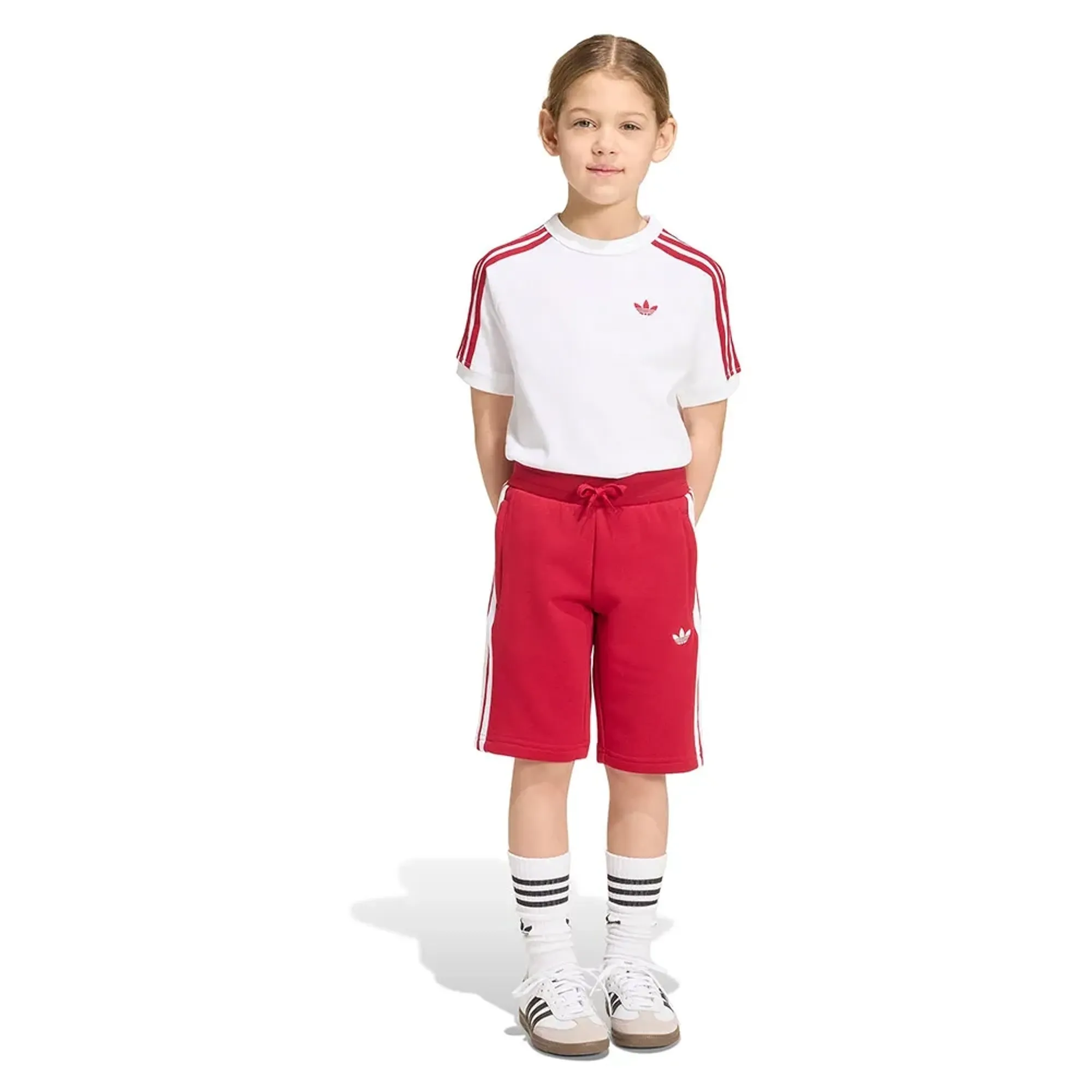 Adidas Originals 3 Stripe Short Tee Set