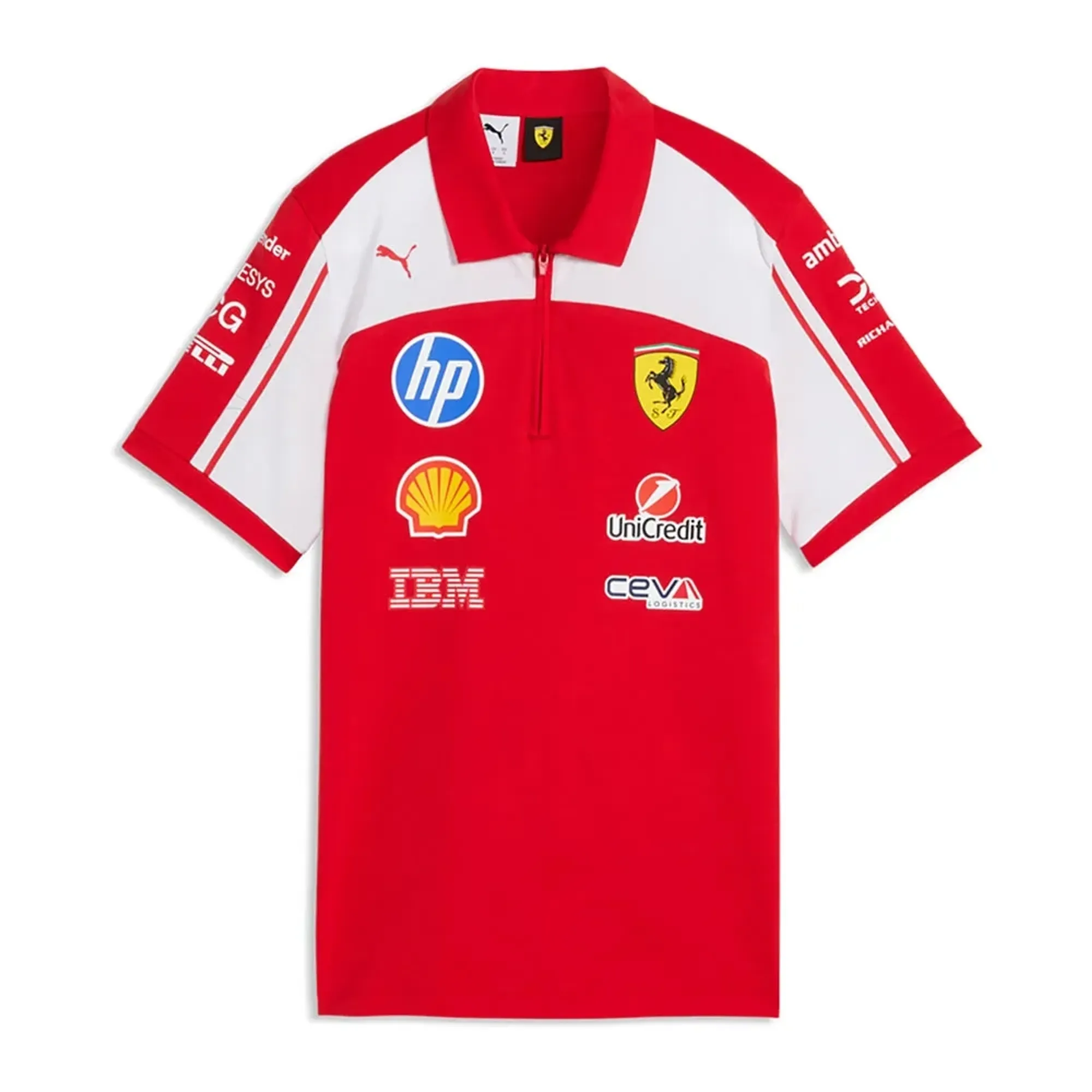 Scuderia Ferrari HP Replica Polo Women in Red | Size Large