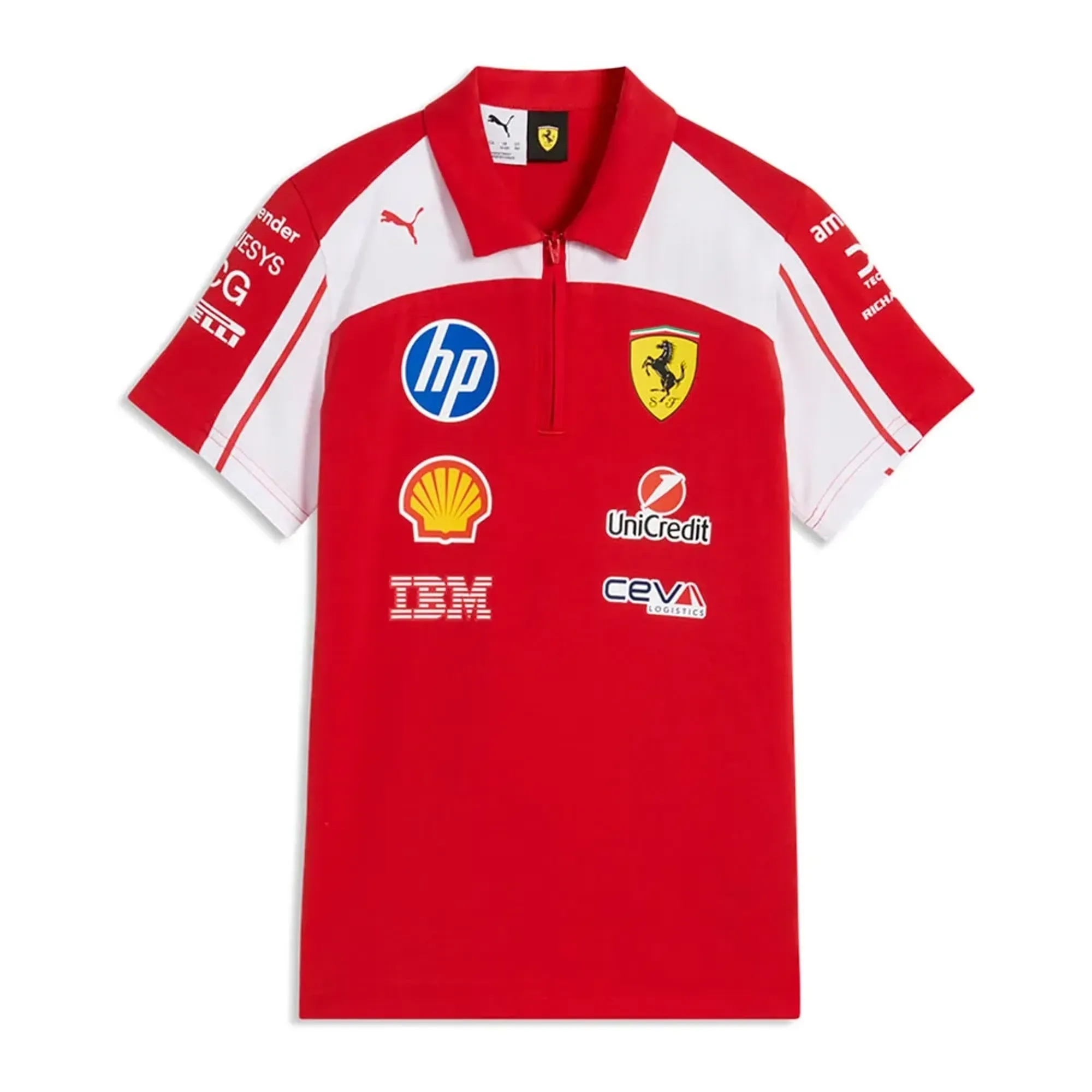 Scuderia Ferrari HP Replica Polo Youth in Red | Size 11-12 Youth