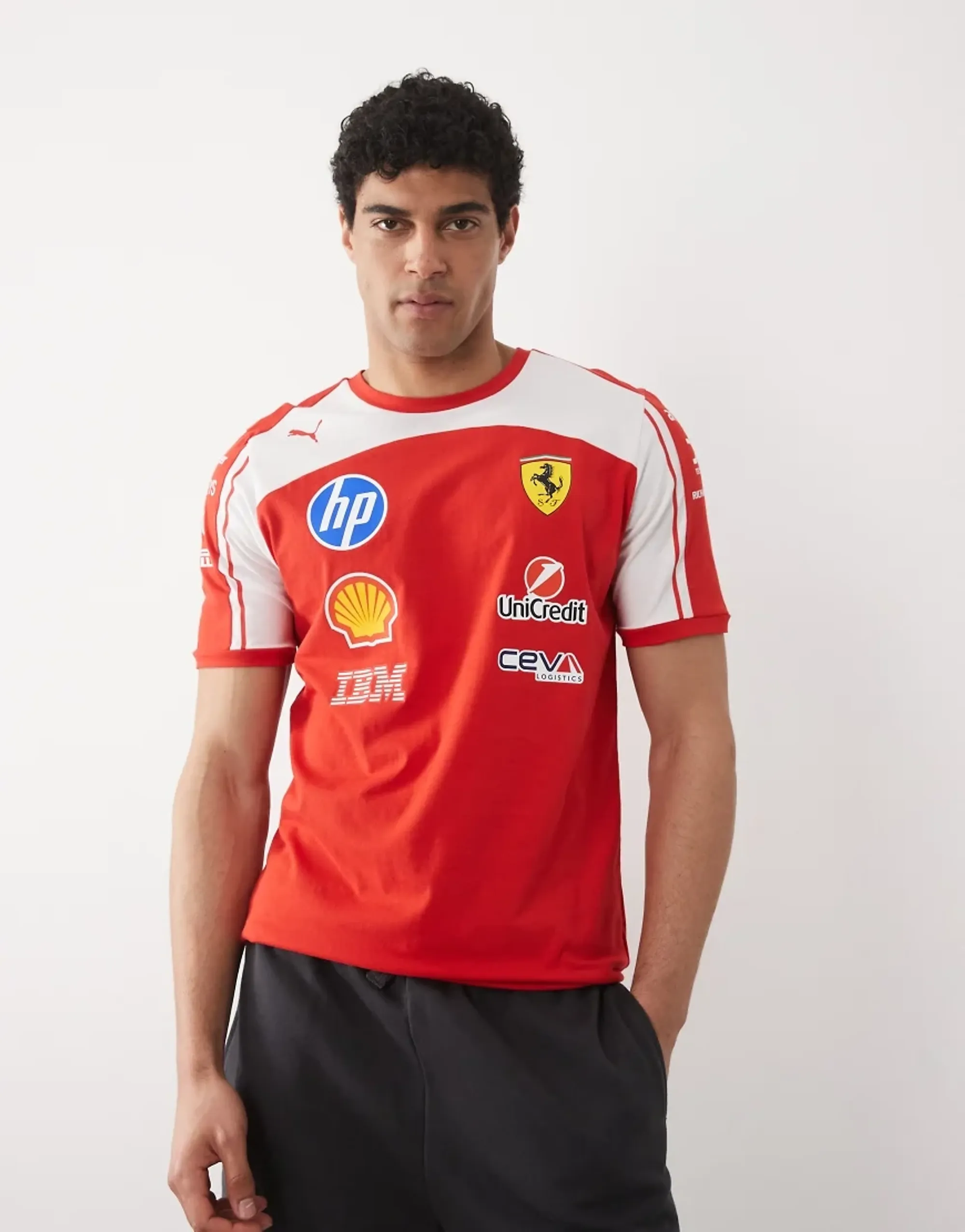 Scuderia Ferrari HP Replica T-Shirt Unisex in Red | Size 3XL