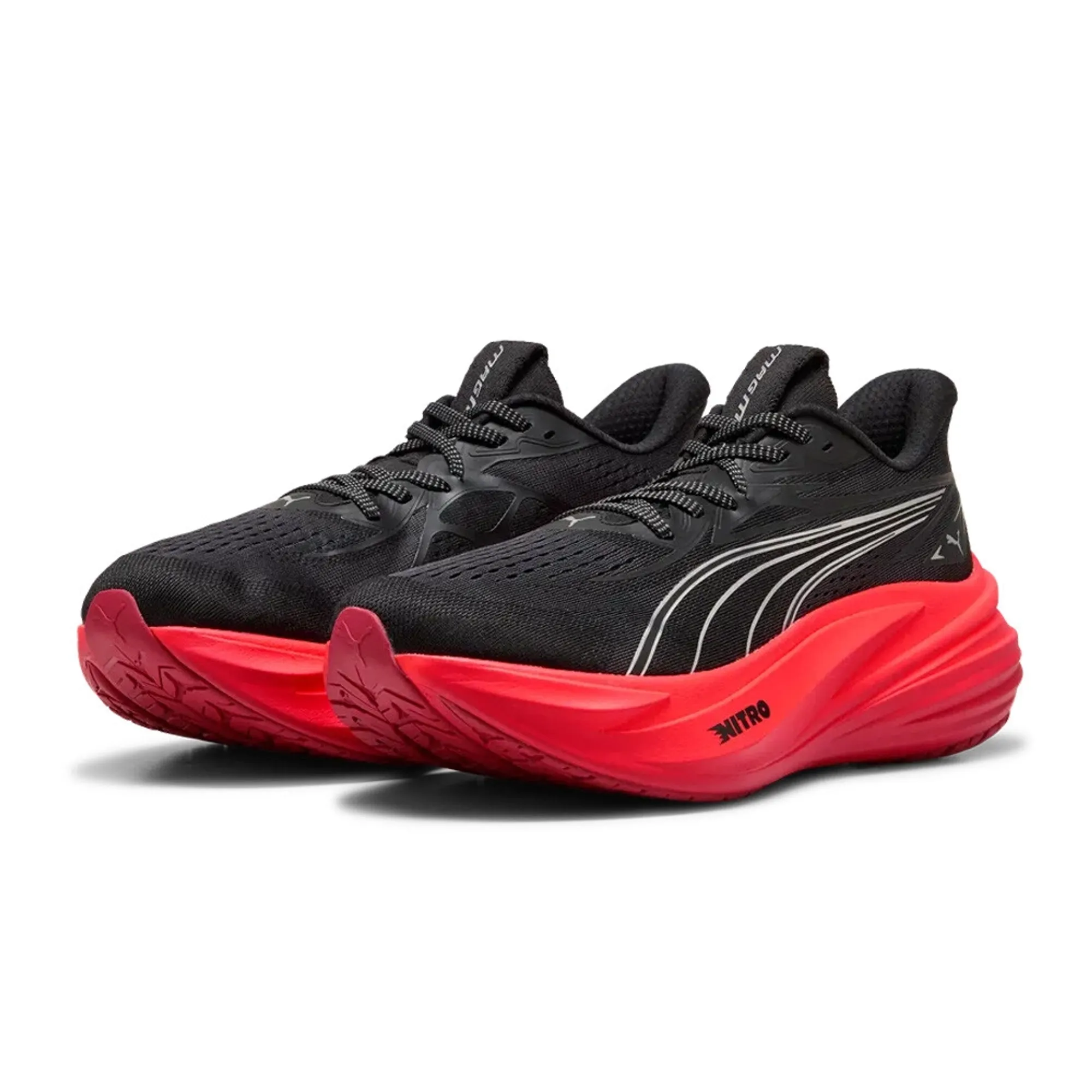 PUMA MagMax NITRO 2 Running Shoes Men in Black | Size 9