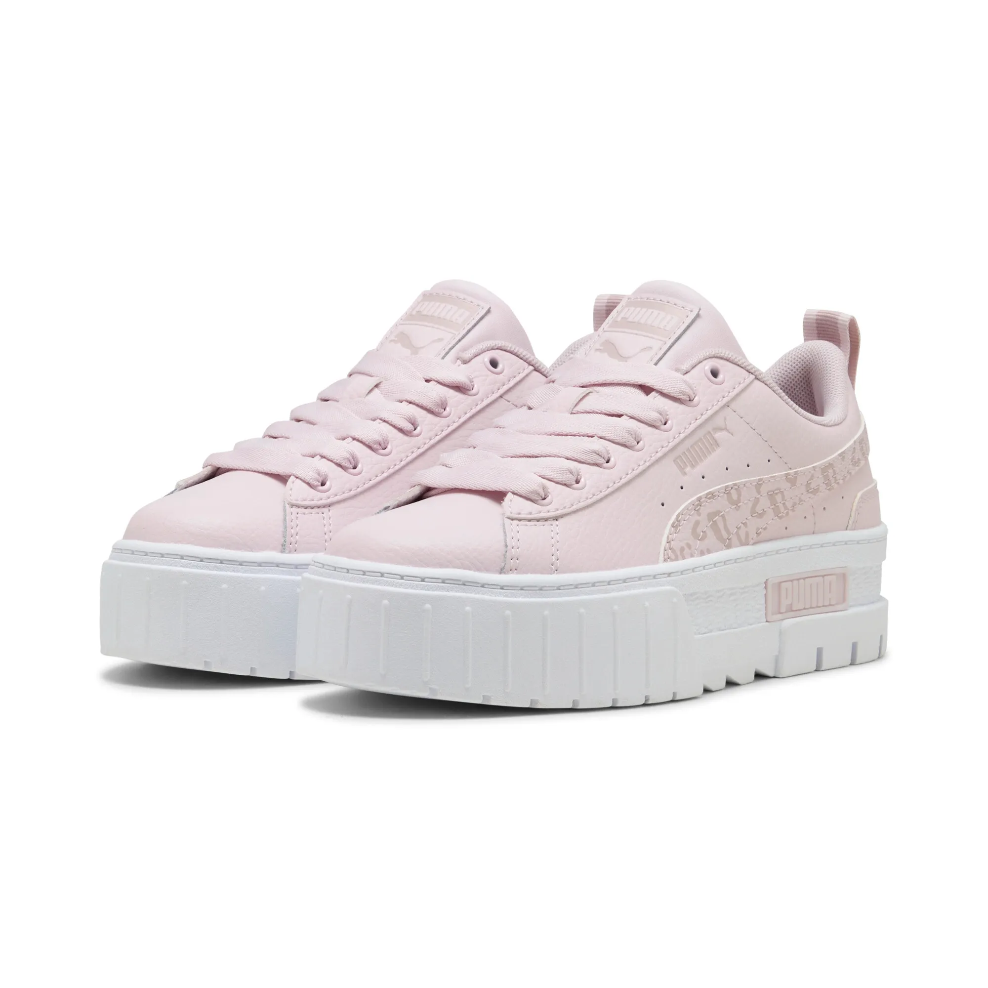 PUMA Mayze Wild Youth Trainers in Pink | Size 3
