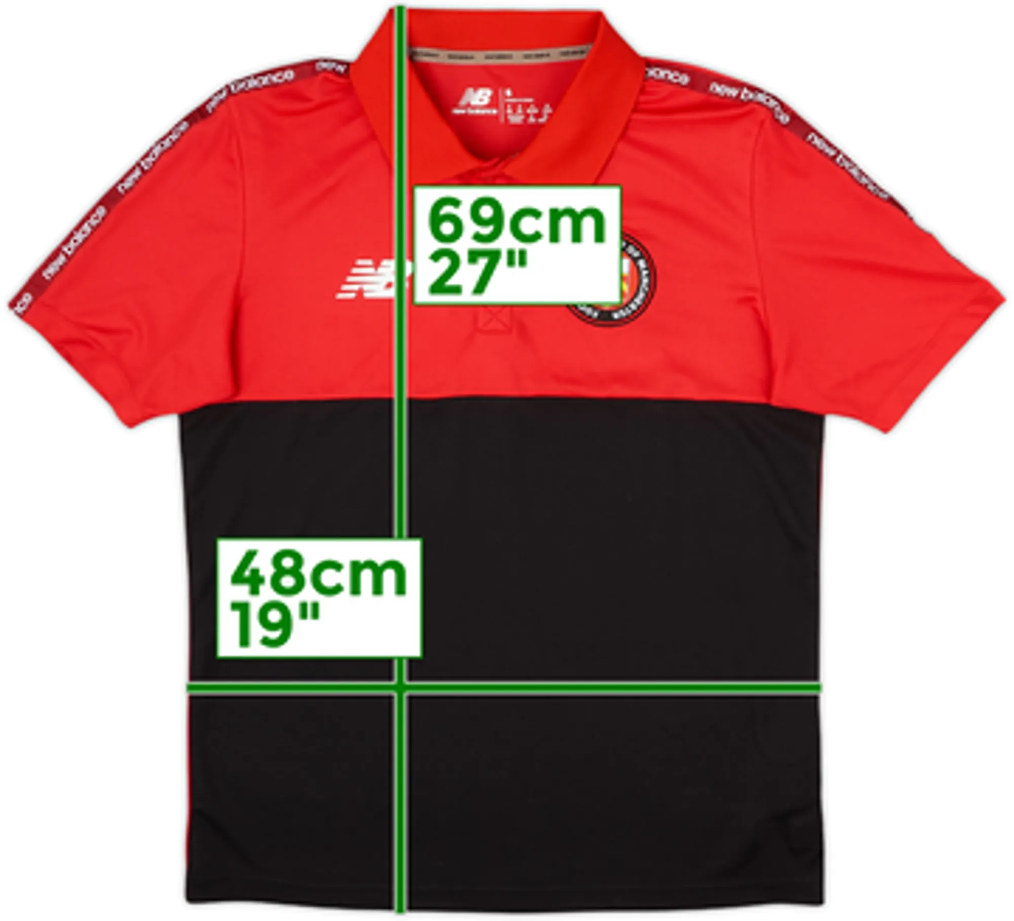 2023-24 FC United of Manchester New Balance Polo Shirt - 9/10 - (S)