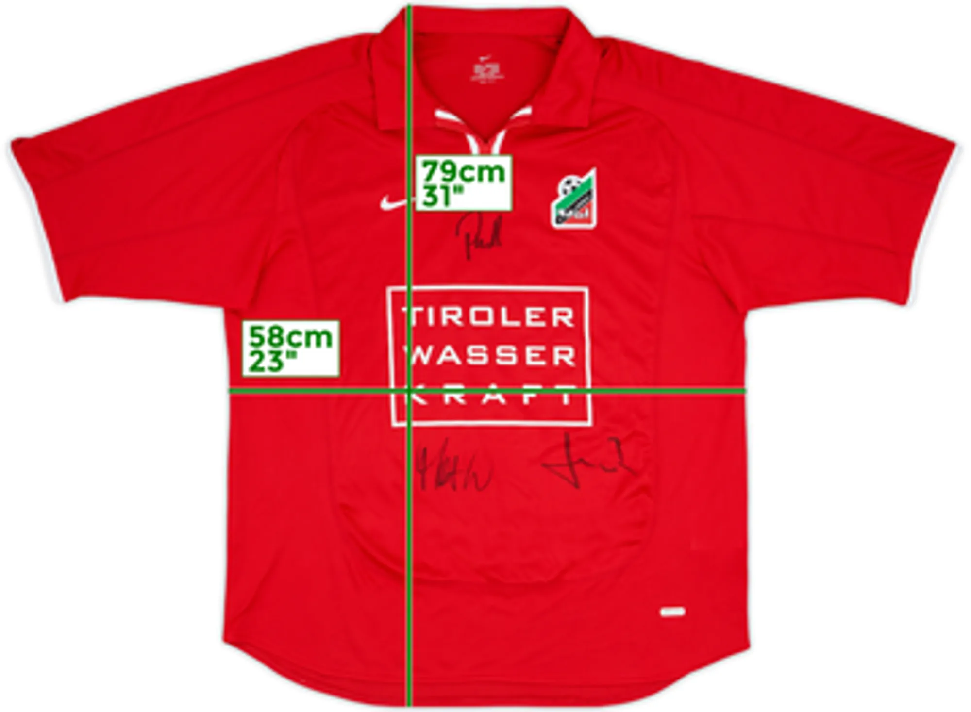 2001-02 Tirol Innsbruck Signed Away Shirt - 9/10 - (L)