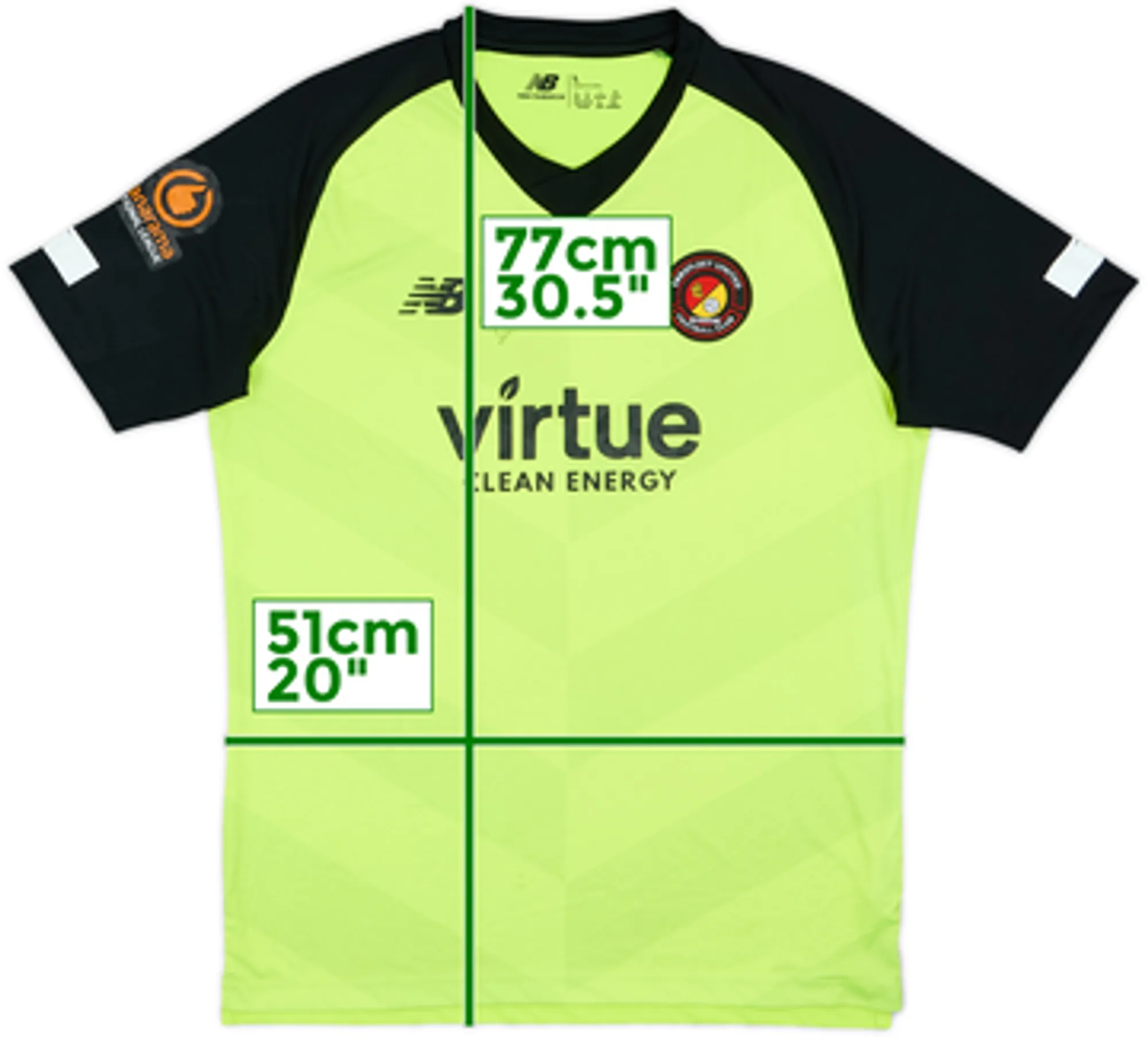2021-22 Ebbsfleet Signed GK Shirt - 7/10 - (L)