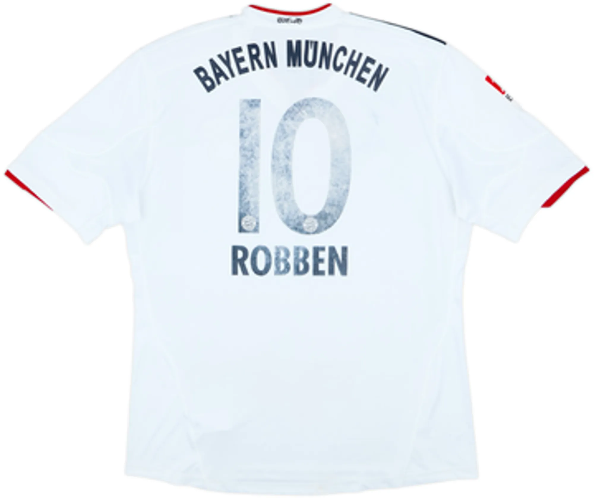 2010-11 Bayern Munich Away Shirt Robben #10 - 4/10 - (XL)