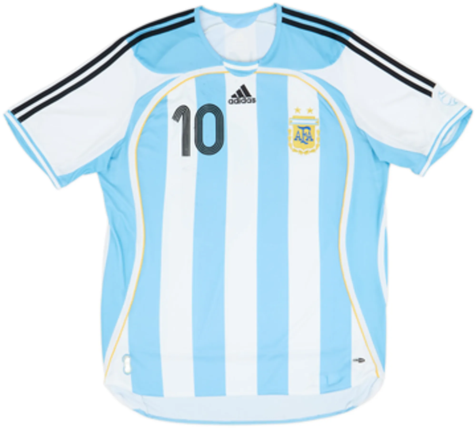 2005-07 Argentina Home Shirt Riquelme #10 - 4/10 - (L)