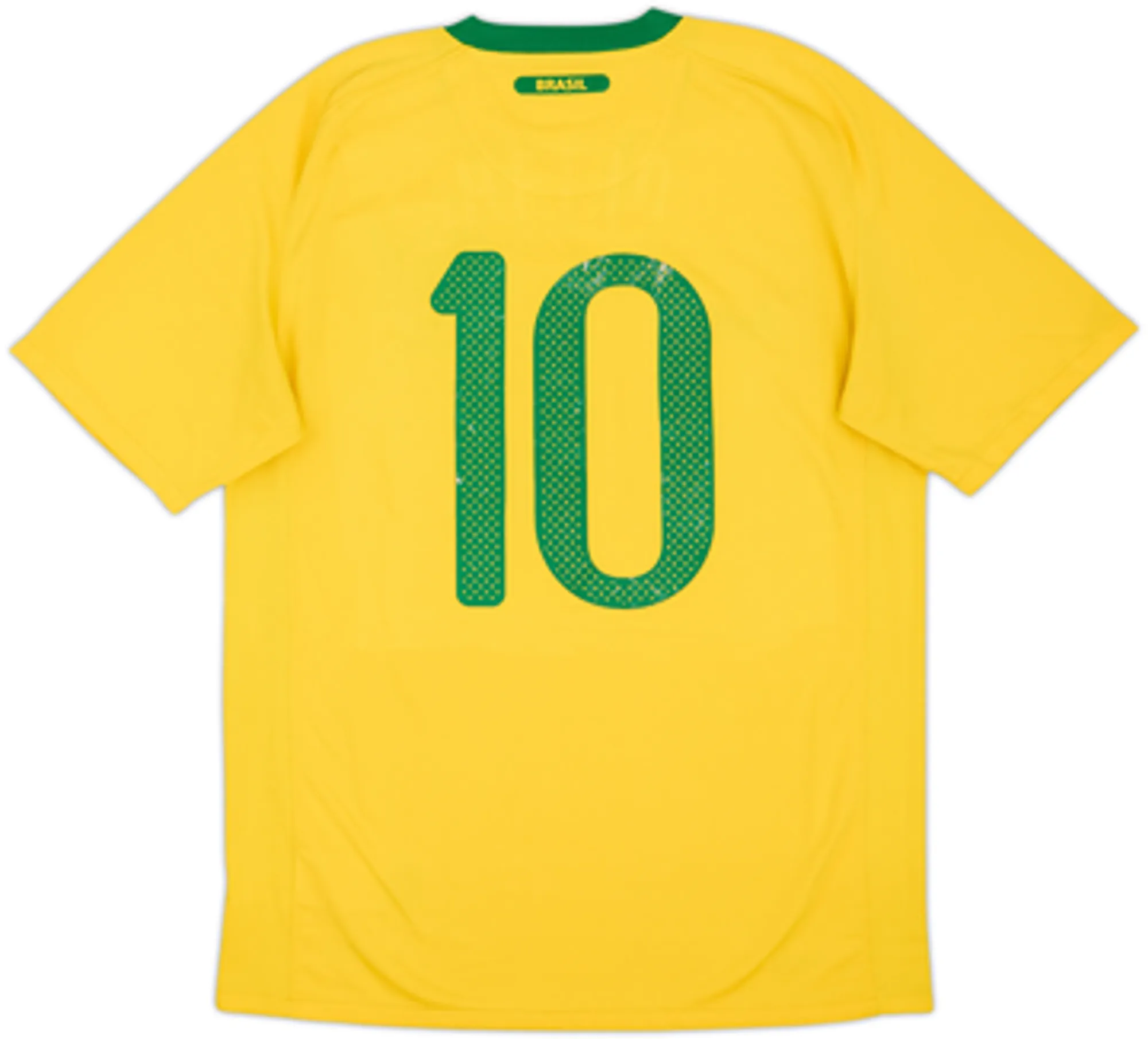 2010-11 Brazil Home Shirt #10 - 4/10 - (M)