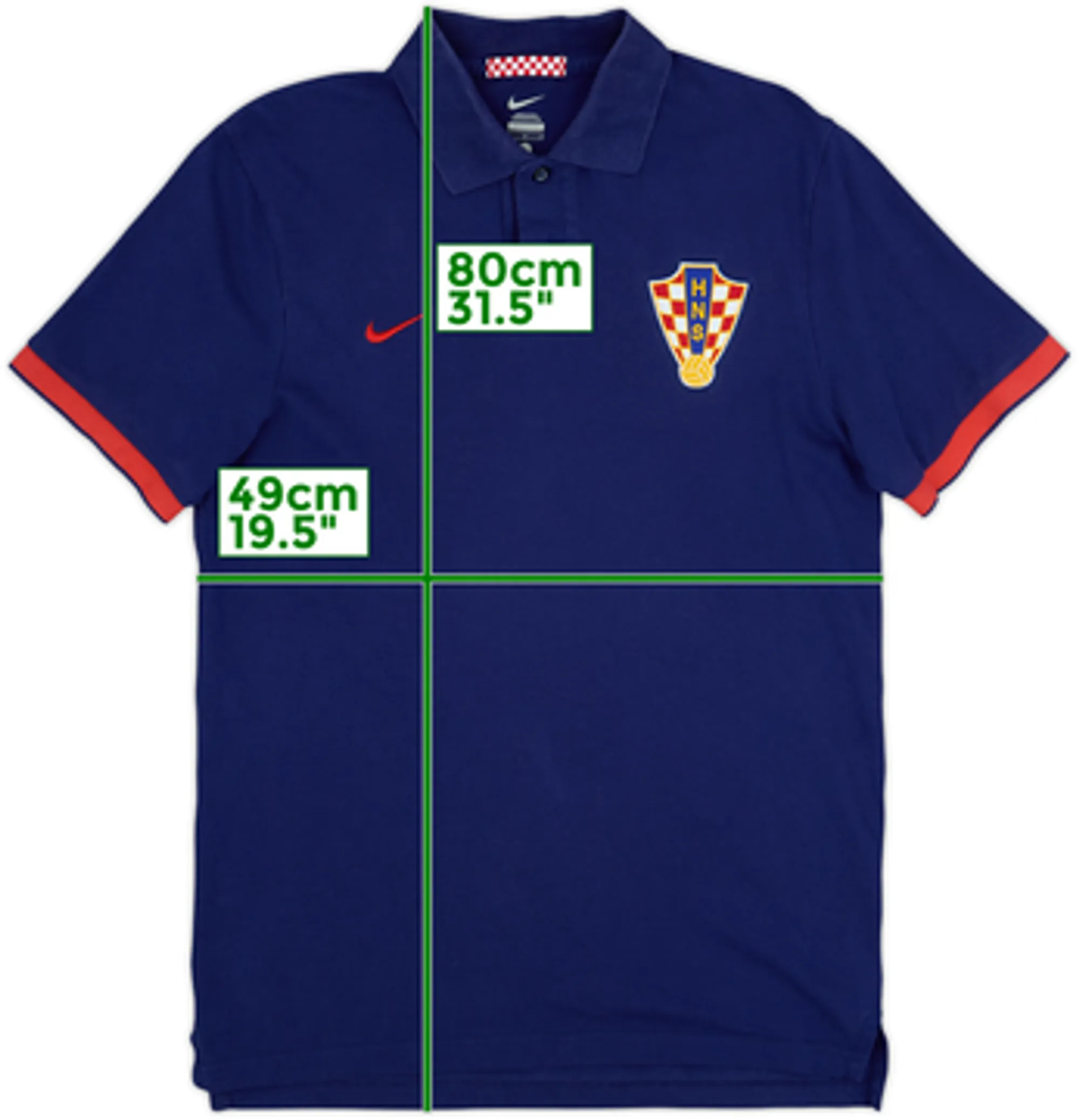 2012-13 Croatia Nike Polo Shirt - 9/10 - (L)