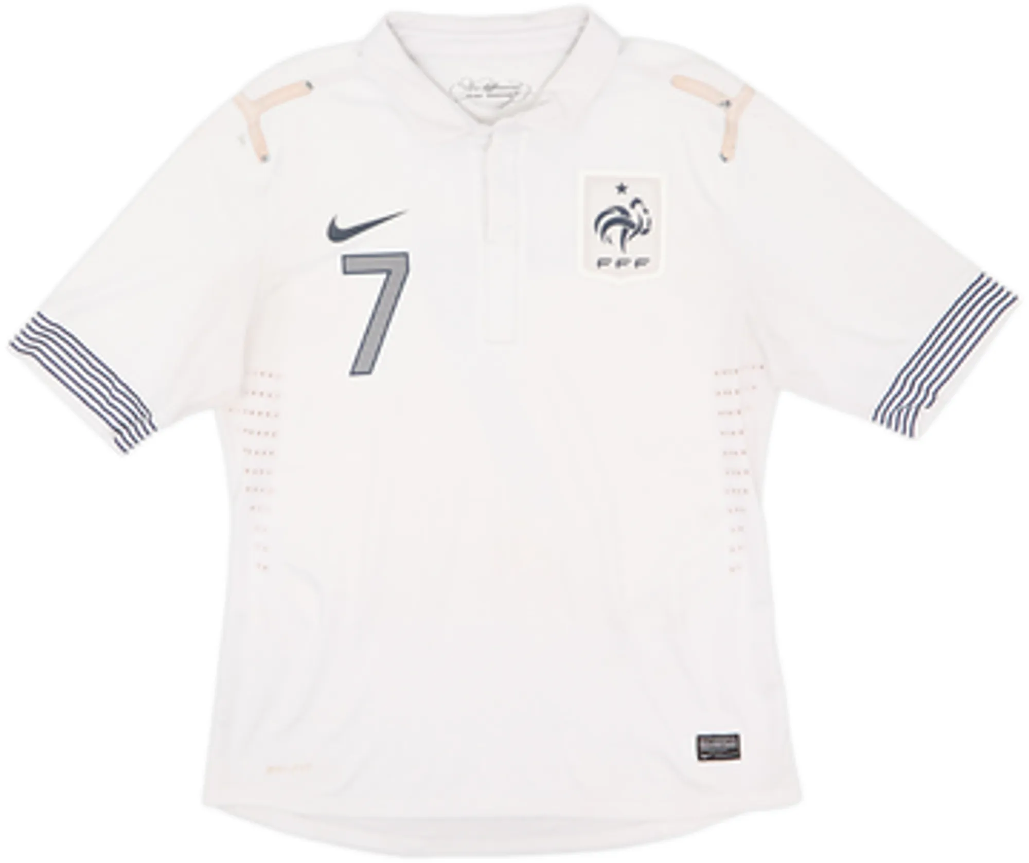 2012-13 France Authentic Away Shirt Ribery #7 - 5/10 - (L)