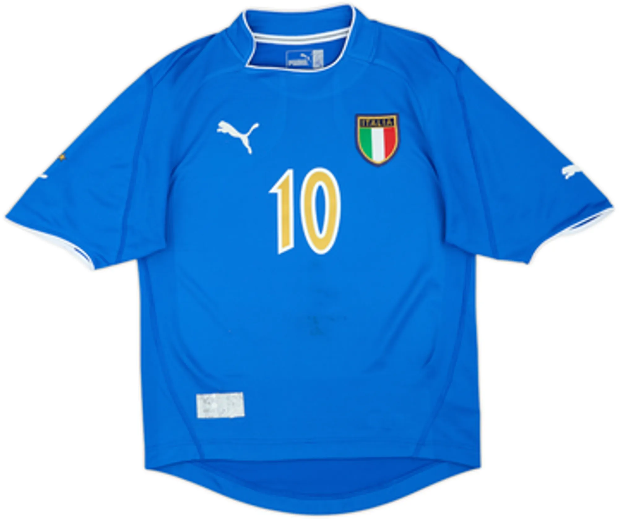 2003-04 Italy Home Shirt Totti #10 - 5/10 - (L)