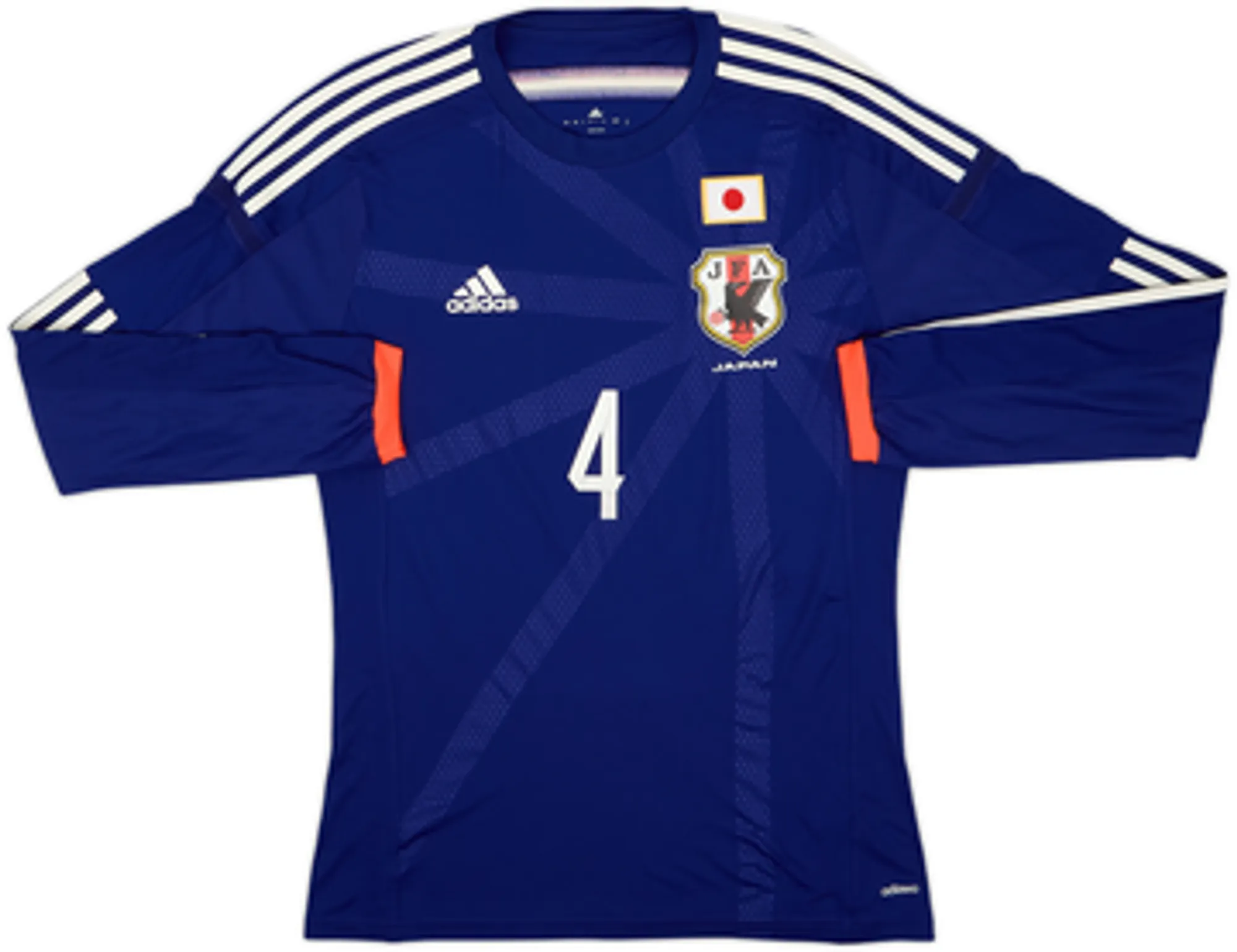 2013-15 Japan Authentic Home L/S Shirt Honda #4 - 9/10 - (M)