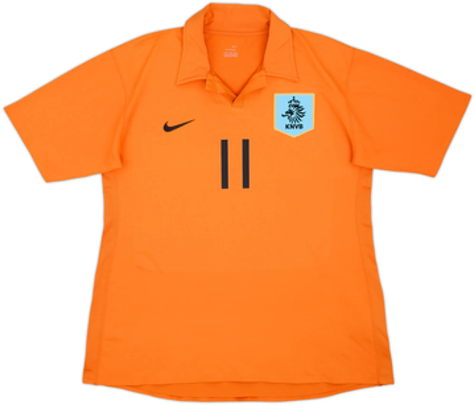 2006-08 Netherlands Player Issue Home Shirt Robben #11 - 6/10 - (XL)