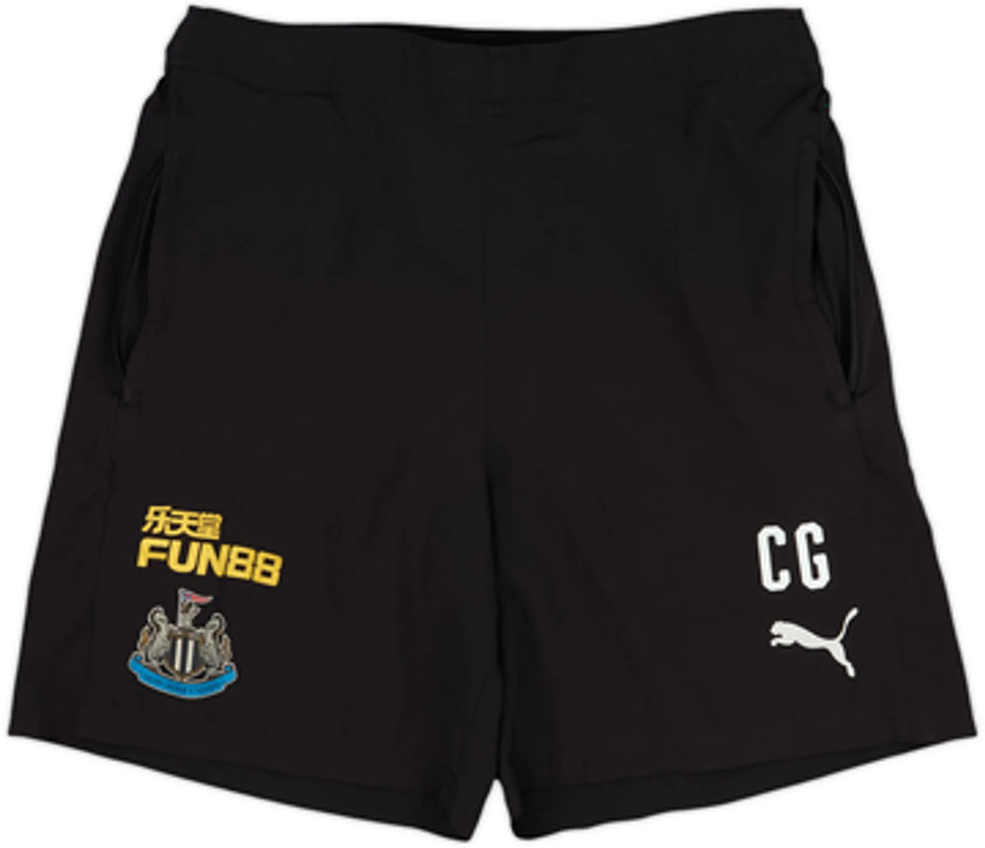 2017-18 Newcastle Staff Issue Puma Training Shorts CG - 8/10 - (L)