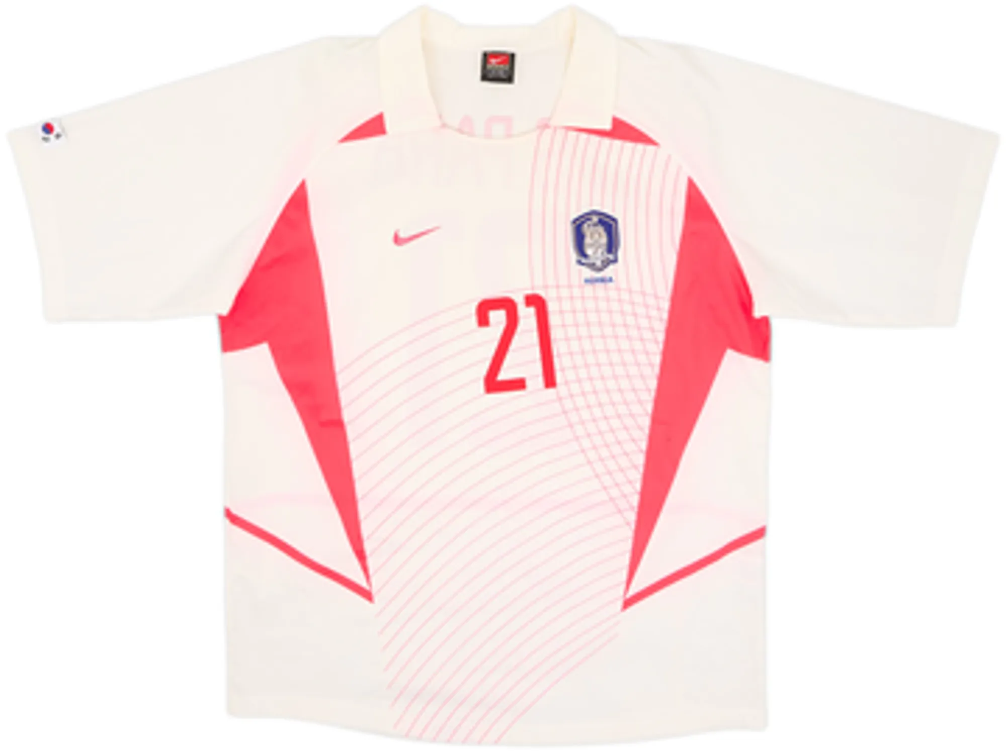 2002-03 South Korea Basic Away Shirt J S Park #21 - 7/10 - (XL)