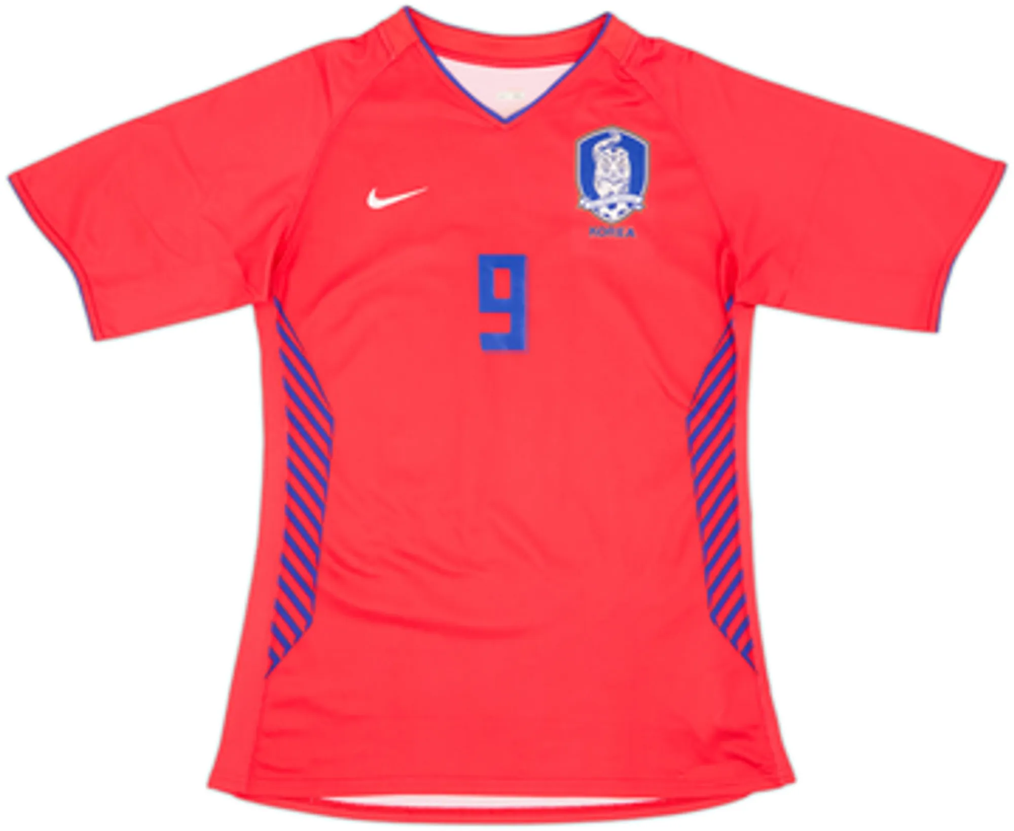 2006-08 South Korea Home Shirt Junghwan #9 - 9/10 - (XL)