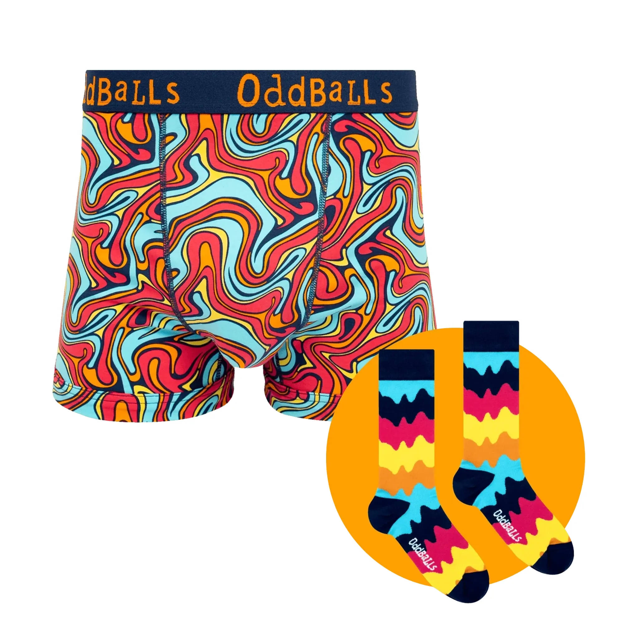 Shimmy Bundle - Mens Cotton Boxer Shorts & Matching Sock
