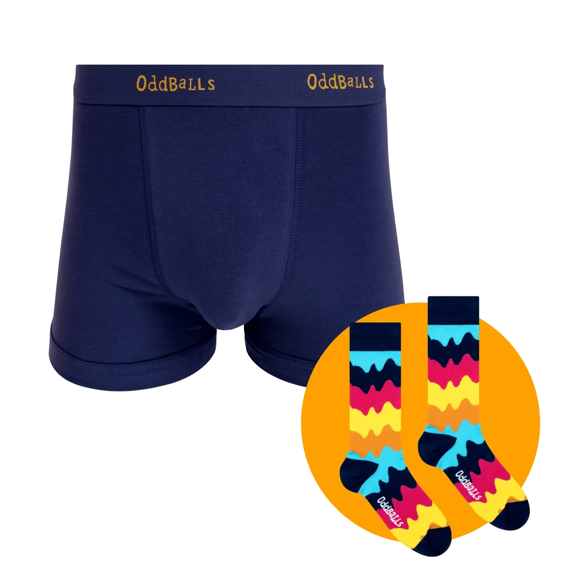 Twilight Bundle - Mens Cotton Boxer Shorts & Matching Sock