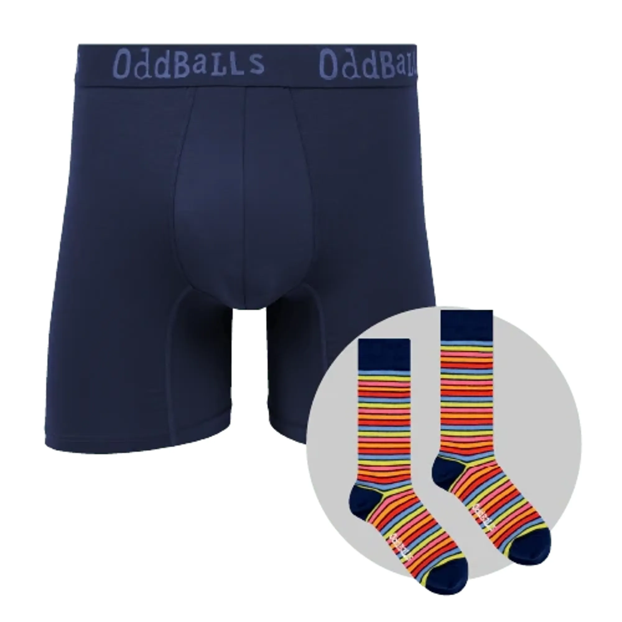Dragonfly - Mens Bamboo Boxer Shorts & Matching Sock