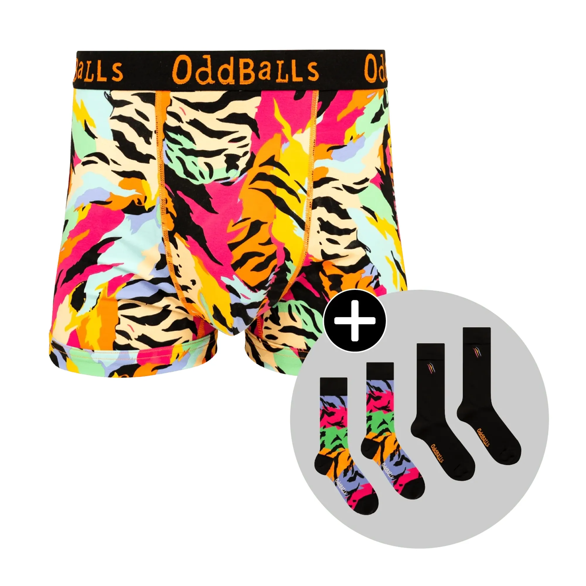 Wild Thing Bundle - Mens Boxer Shorts & Matching Socks