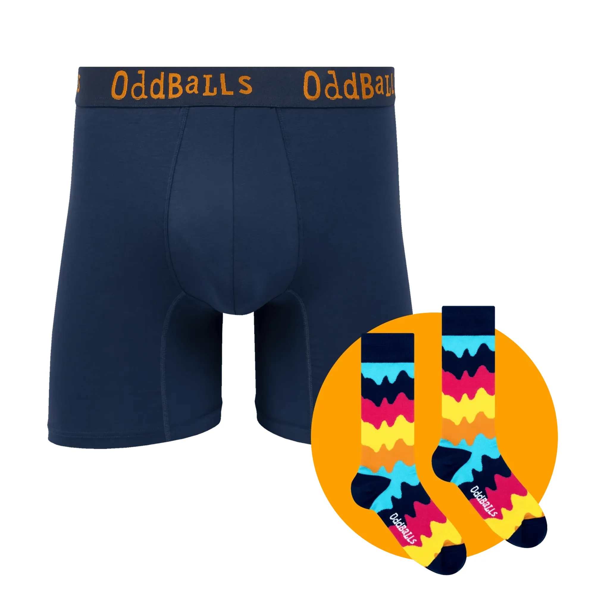 Twilight Bundle - Mens Bamboo Boxer Shorts & Matching Sock