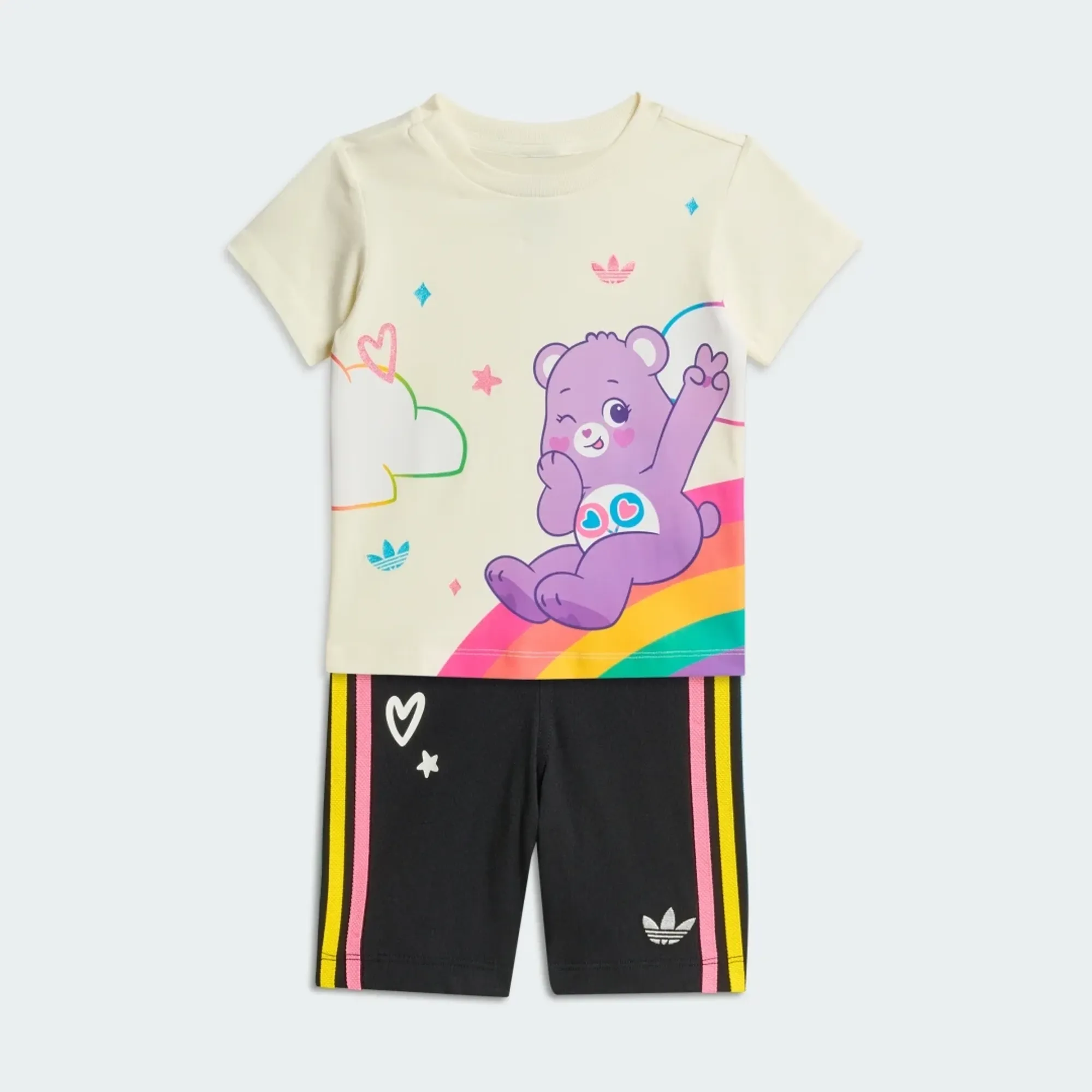 adidas ADIDAS CARE BEARS SHORTS TEE SET