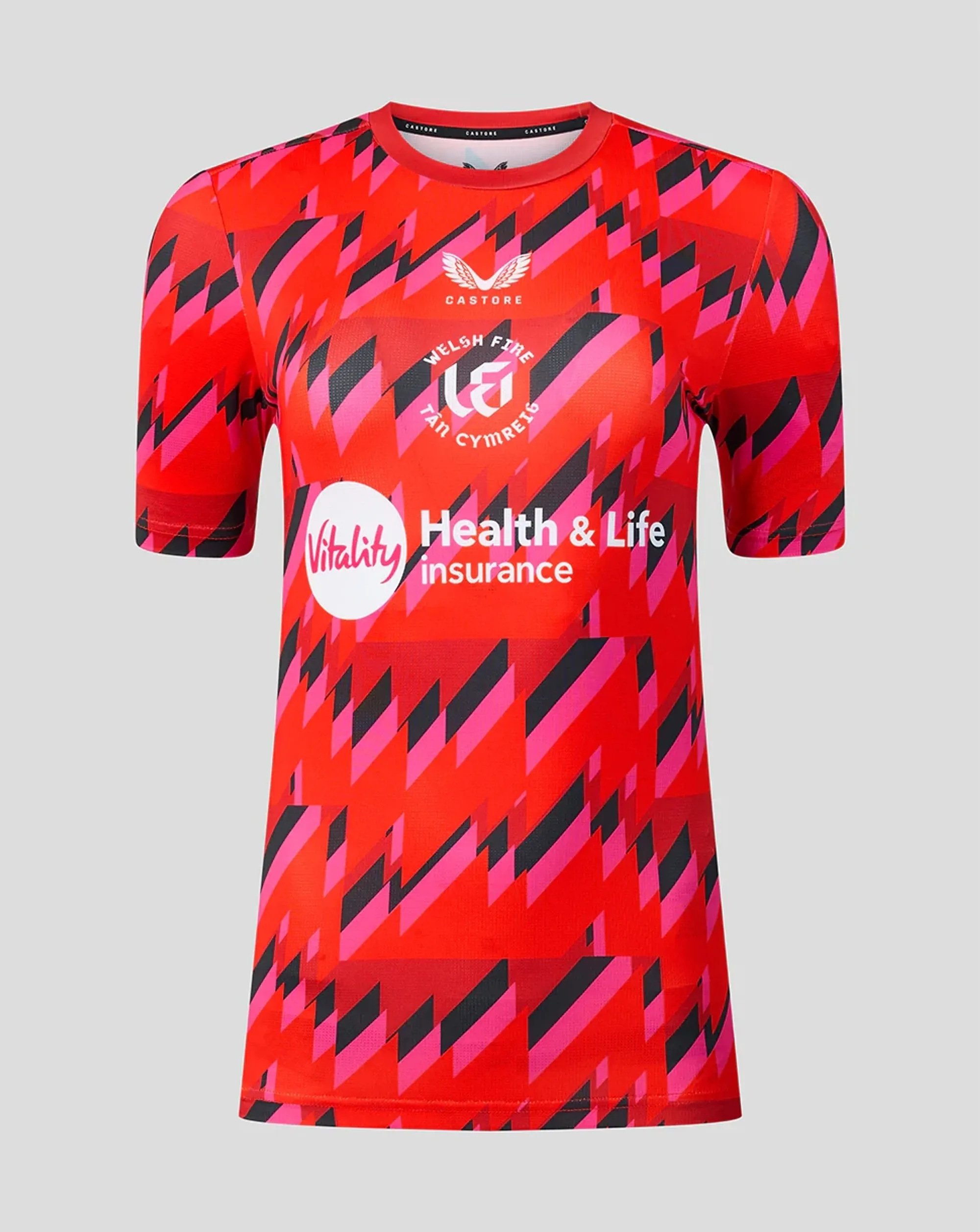 Castore Welsh Fire The Hundred Mens 2026 Short Sleeve Training T-shirt