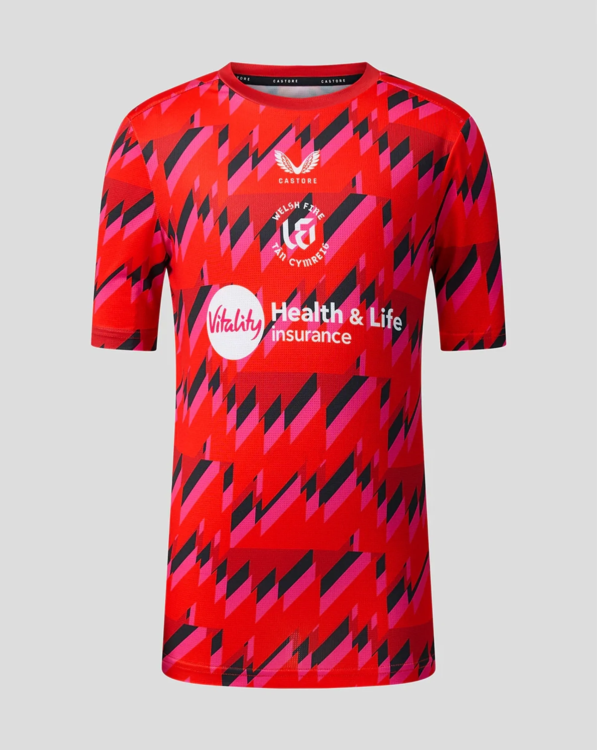 Castore Welsh Fire The Hundred Junior 2026 Short Sleeve Training T-shirt