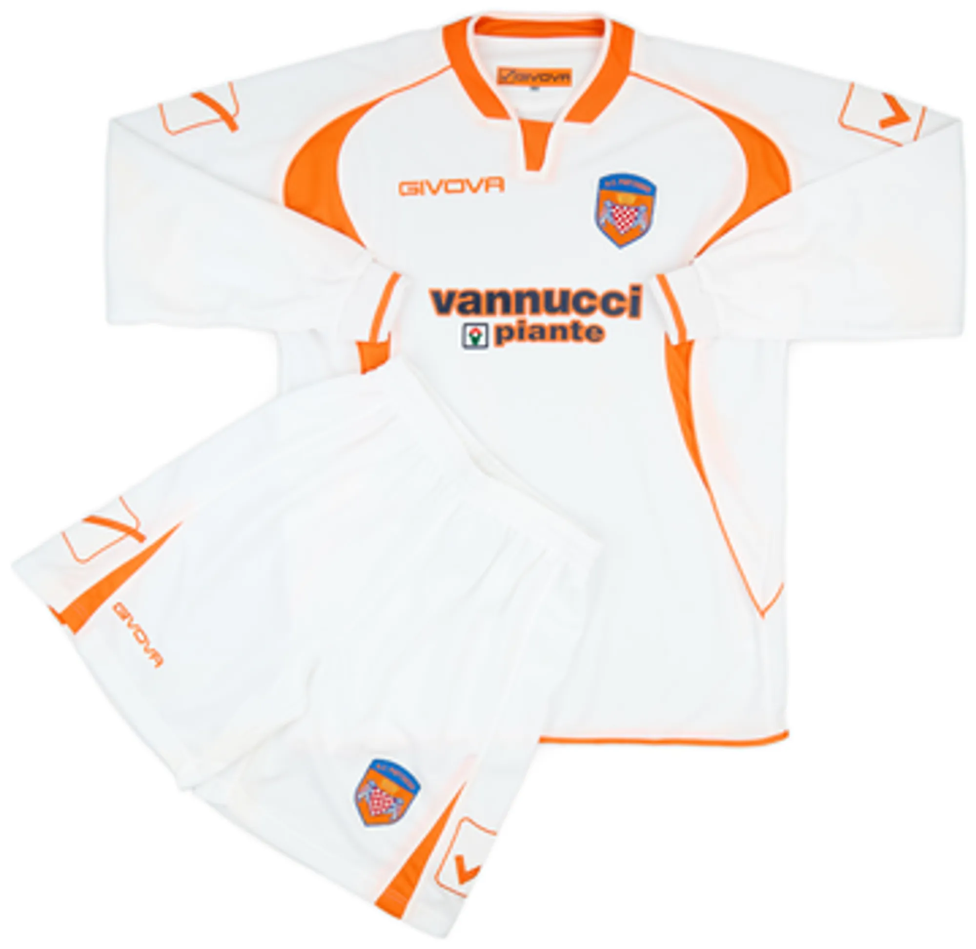 2009-10 FC Pistoiese Away L/S Shirt & Shorts Kit (XL)