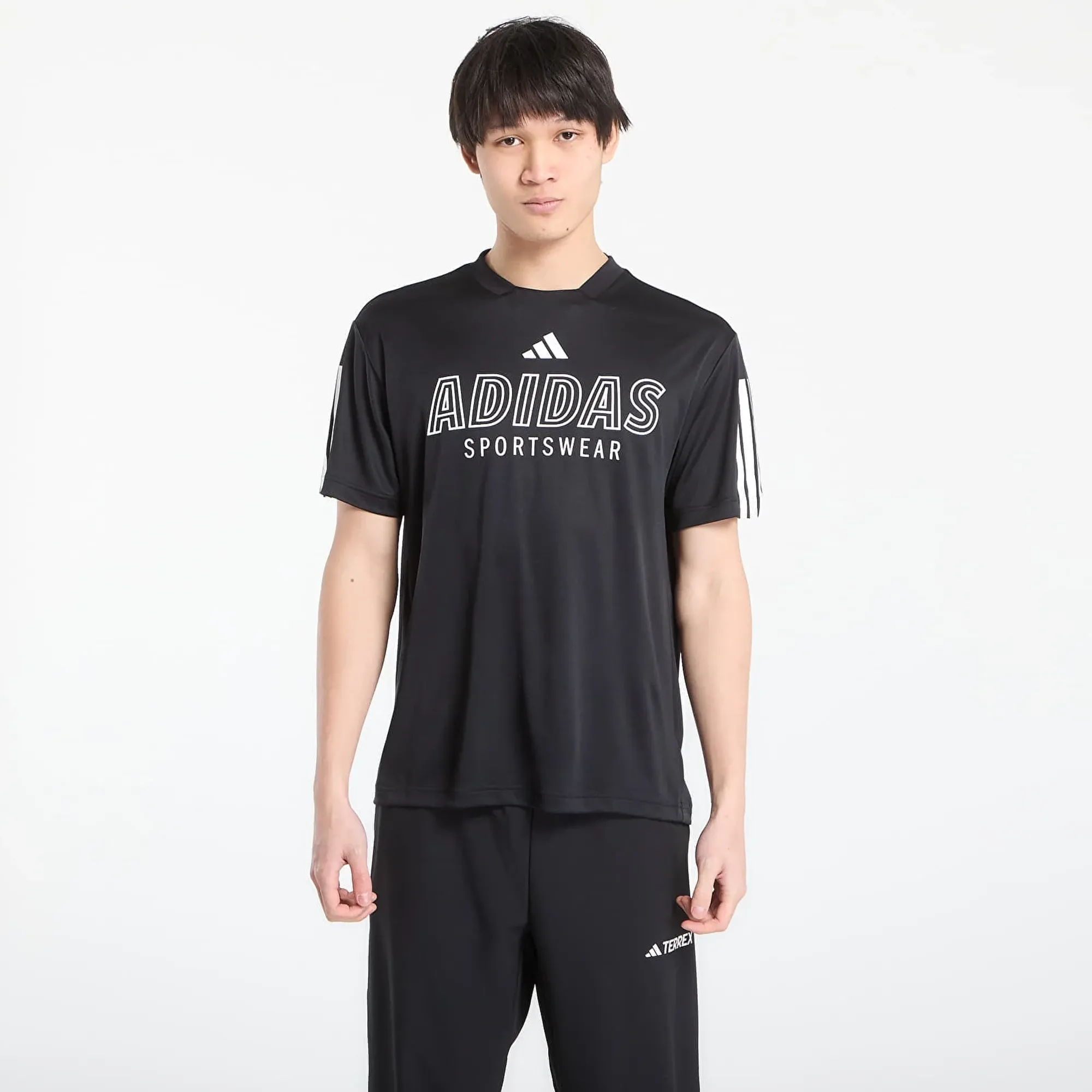 T-Shirt Adidas House Of Tiro Wordmark T-Shirt Black/ White L