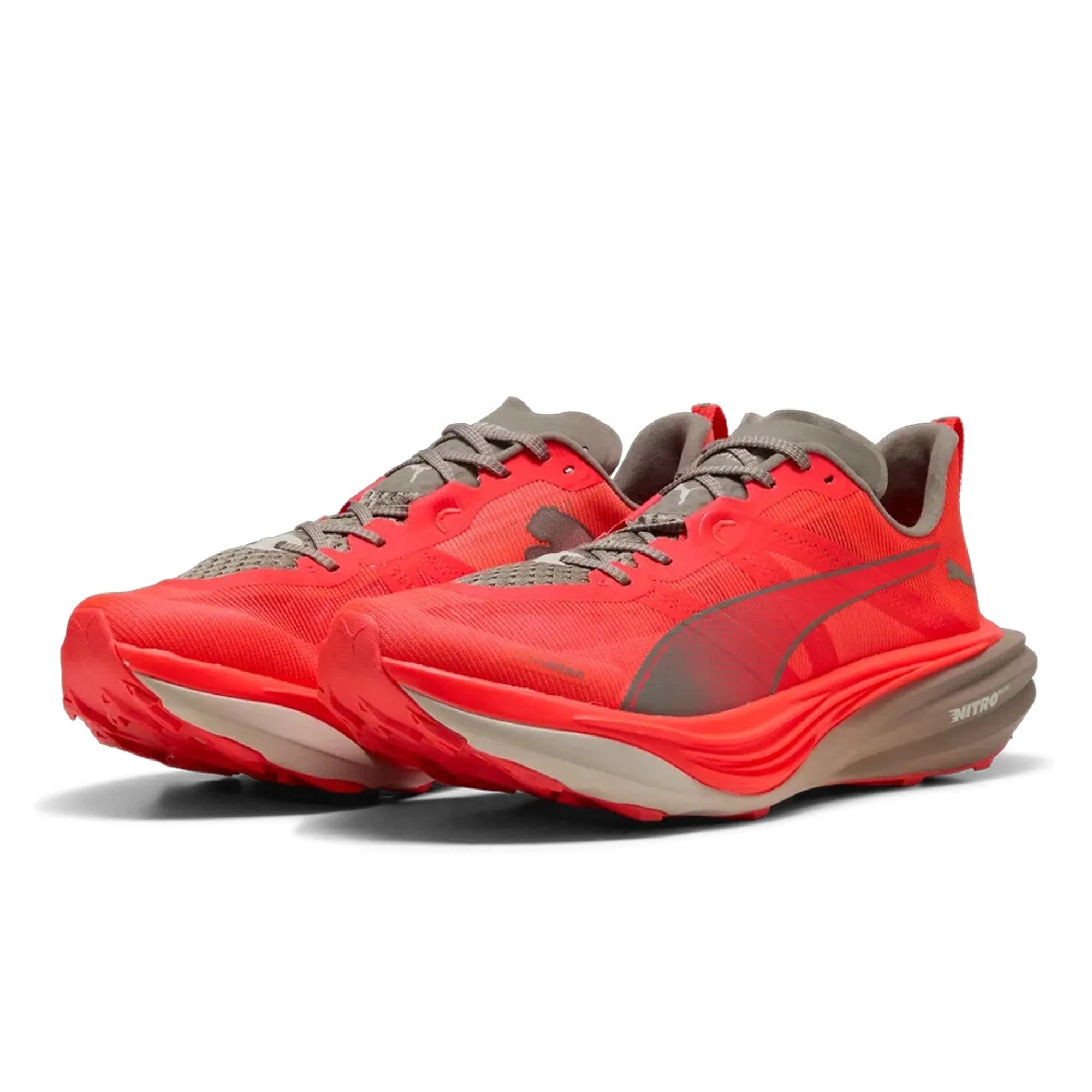 PUMA Deviate NITRO Elite Trail Running Shoes Men in Red | Size 10