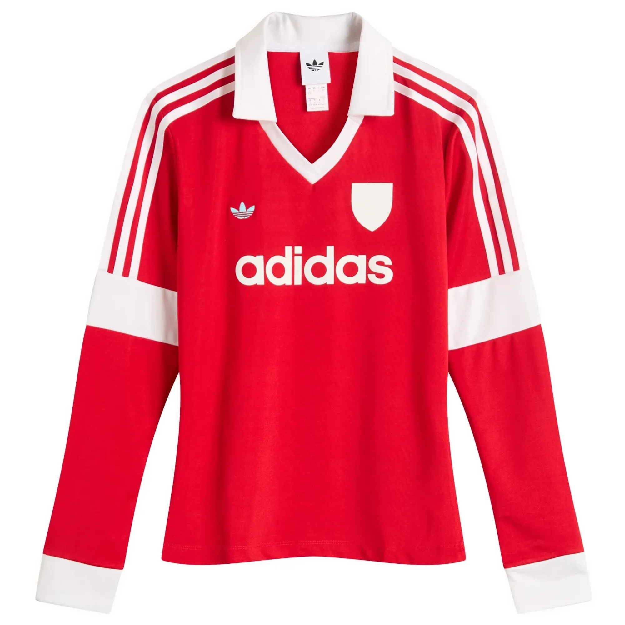 Adidas Women's Footie Collar T-Shirt Better Scarlet