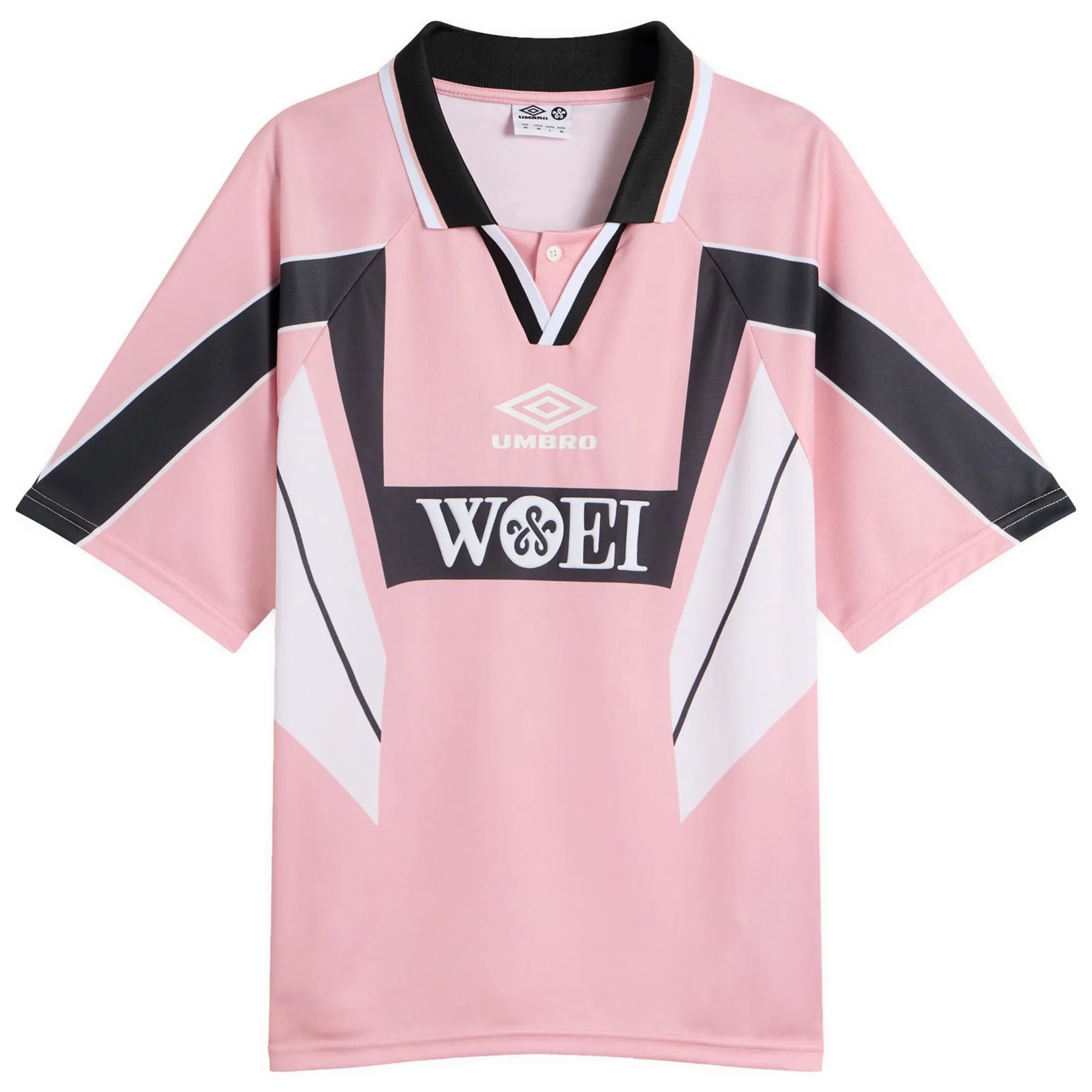 Umbro Men's x WOEI Away Jersey Top Pink/Black