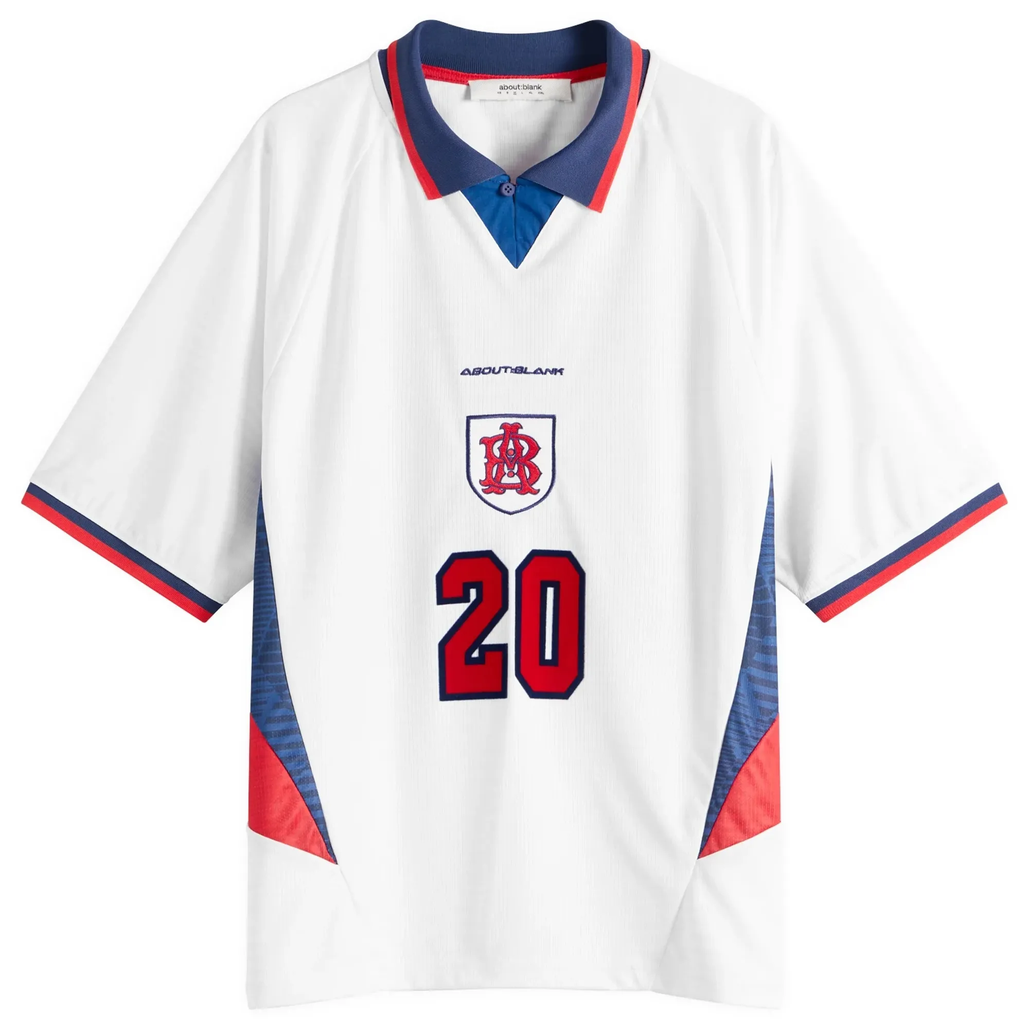 about:blank Men's Football Jersey Red/White