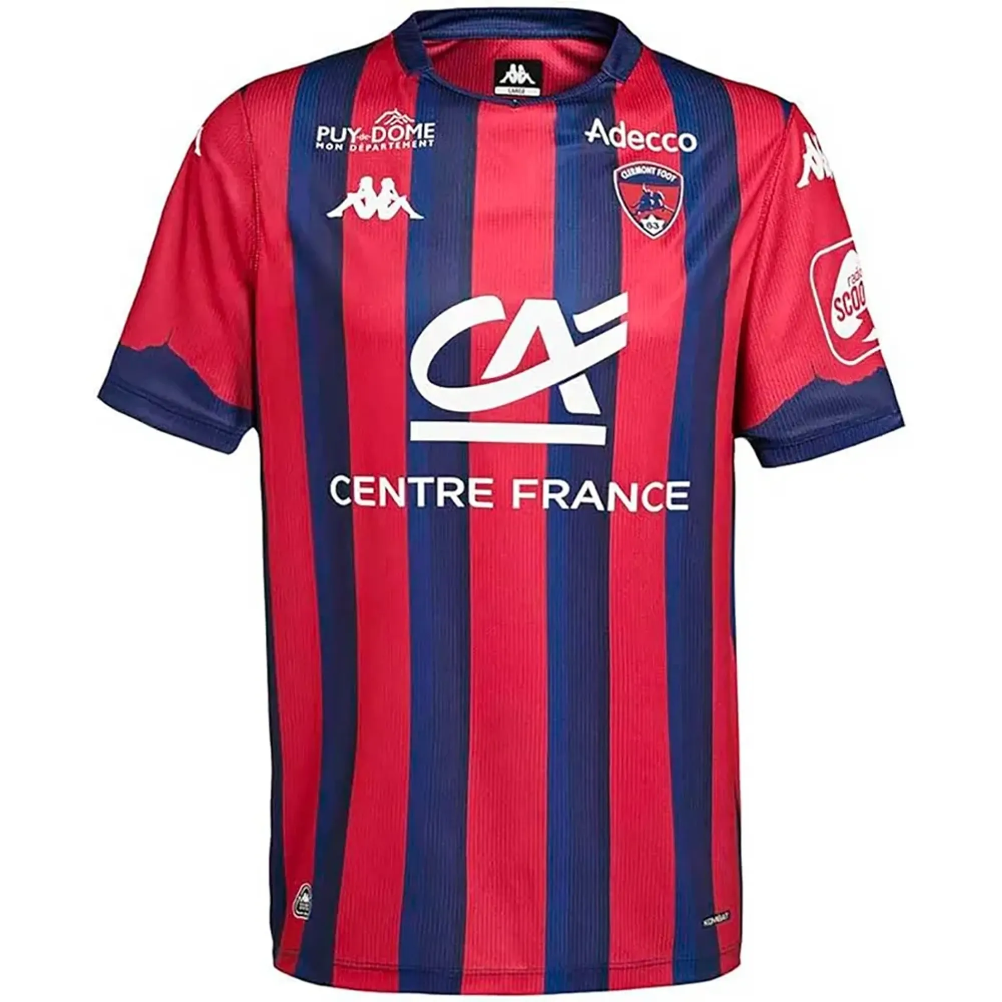 Kappa 2025-clermont Home Short Sleeve T-shirt