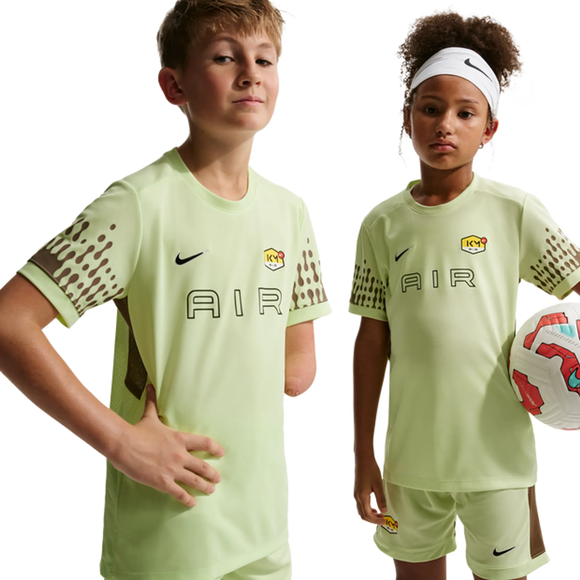 Nike Football Kid's T-Shirts - Yellow