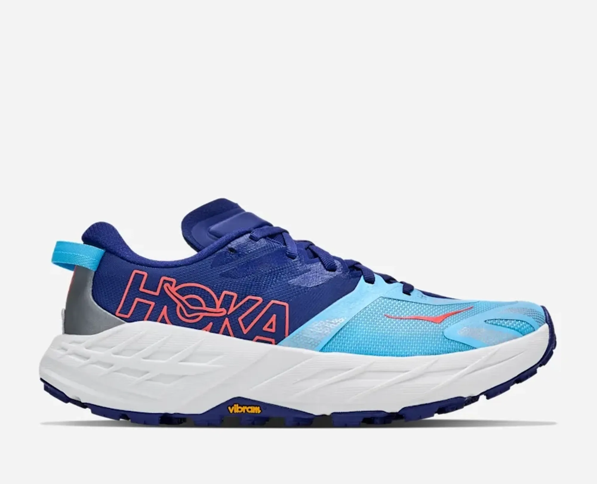 Hoka Women's Speedgoat 7 Trail Shoes In Blueberry/Cosmic Grey